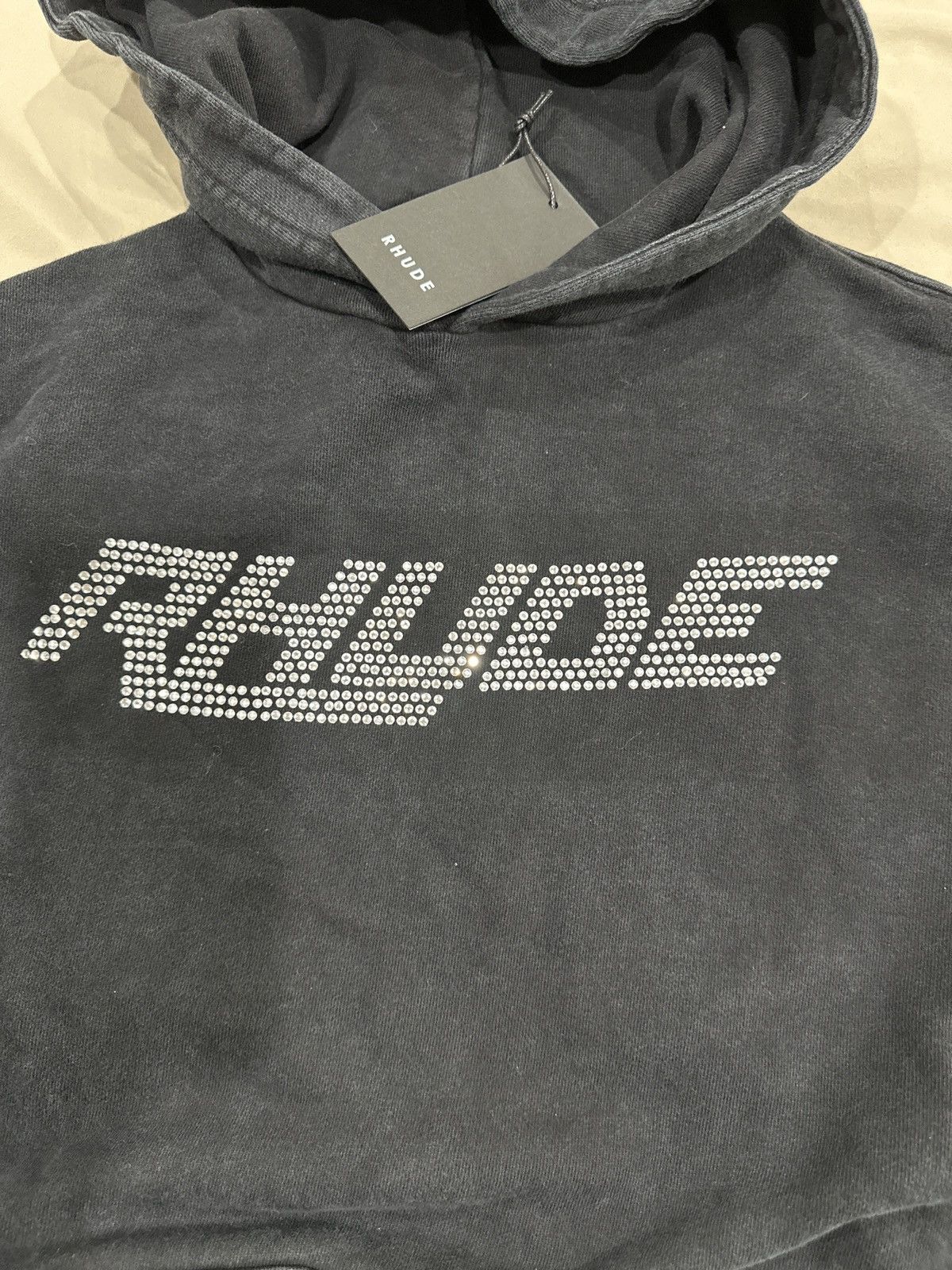 Rhude Rhude Swarovski rhinestones hoodie Sz XS | Grailed 