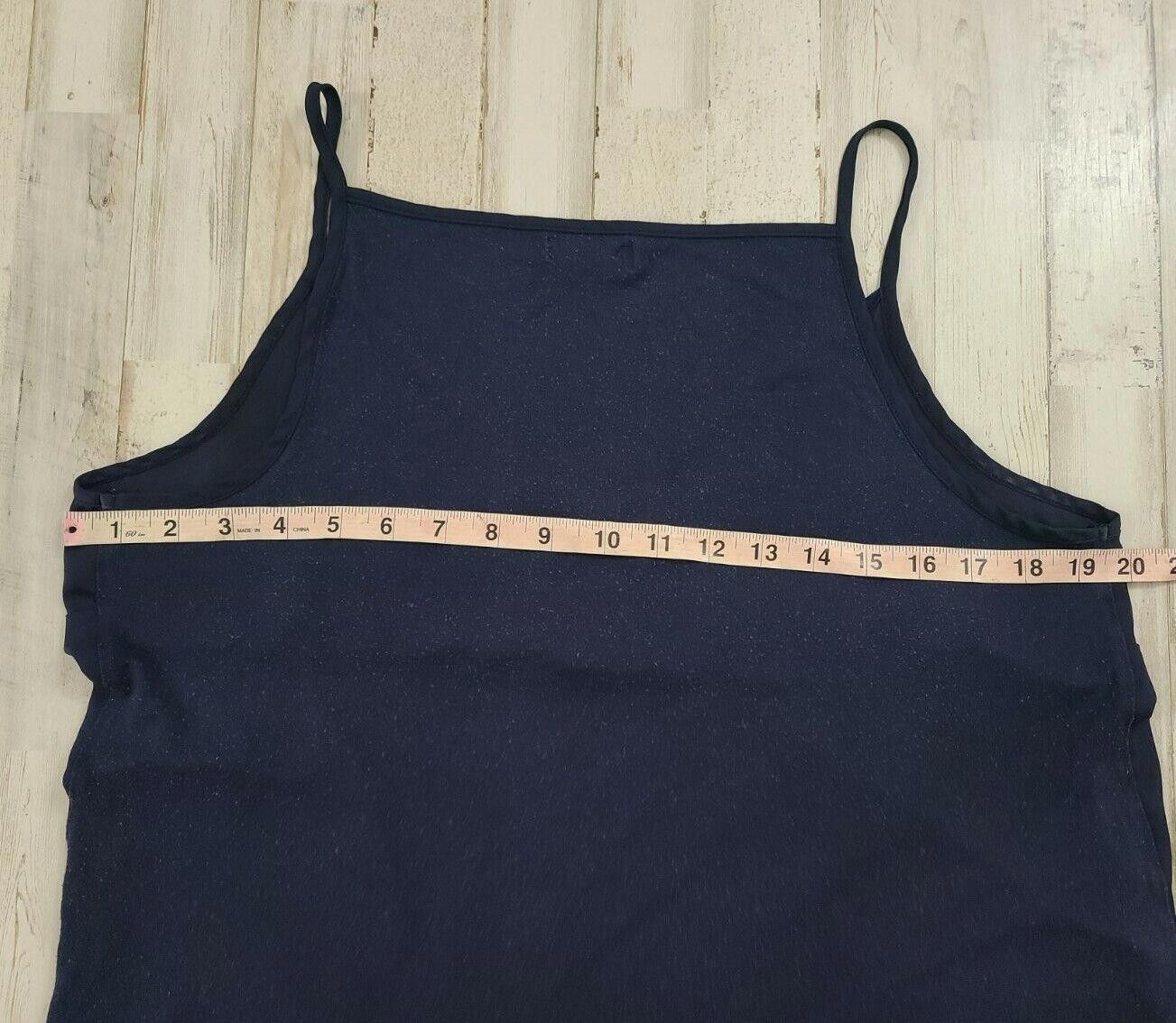Warehouse Warehouse Tank Top Size 16 Blue White Floral Embroidery Size XXL / US 16-18 / IT 52-54 - 6 Thumbnail