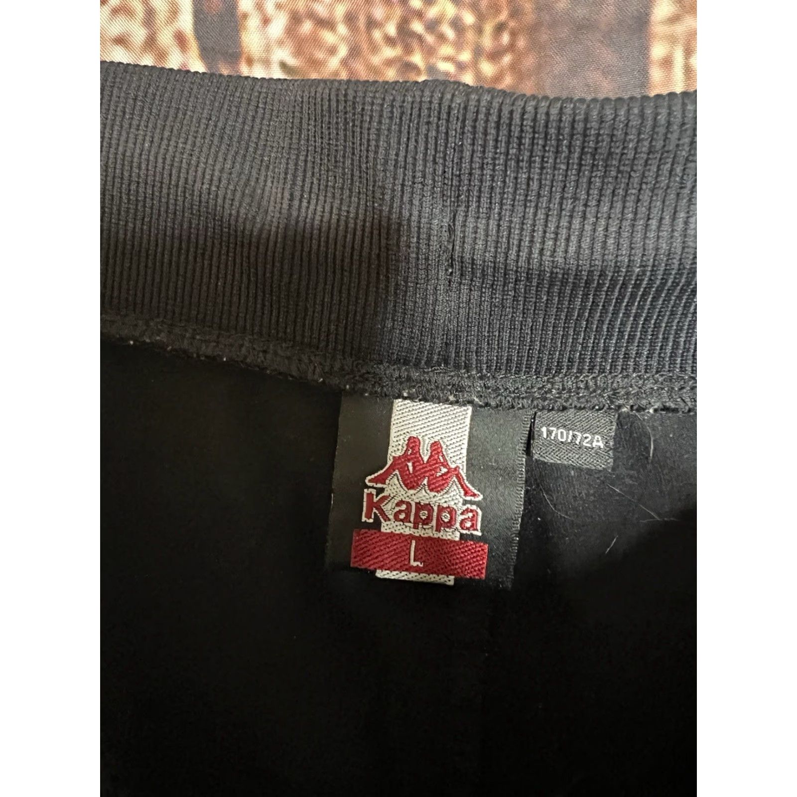 Kappa Kappa Men's Black Athletic Yoga Sweatpants Pants L Pockets Sweatpants Yoga Athletic Black L Mens Size US 33 - 3 Thumbnail