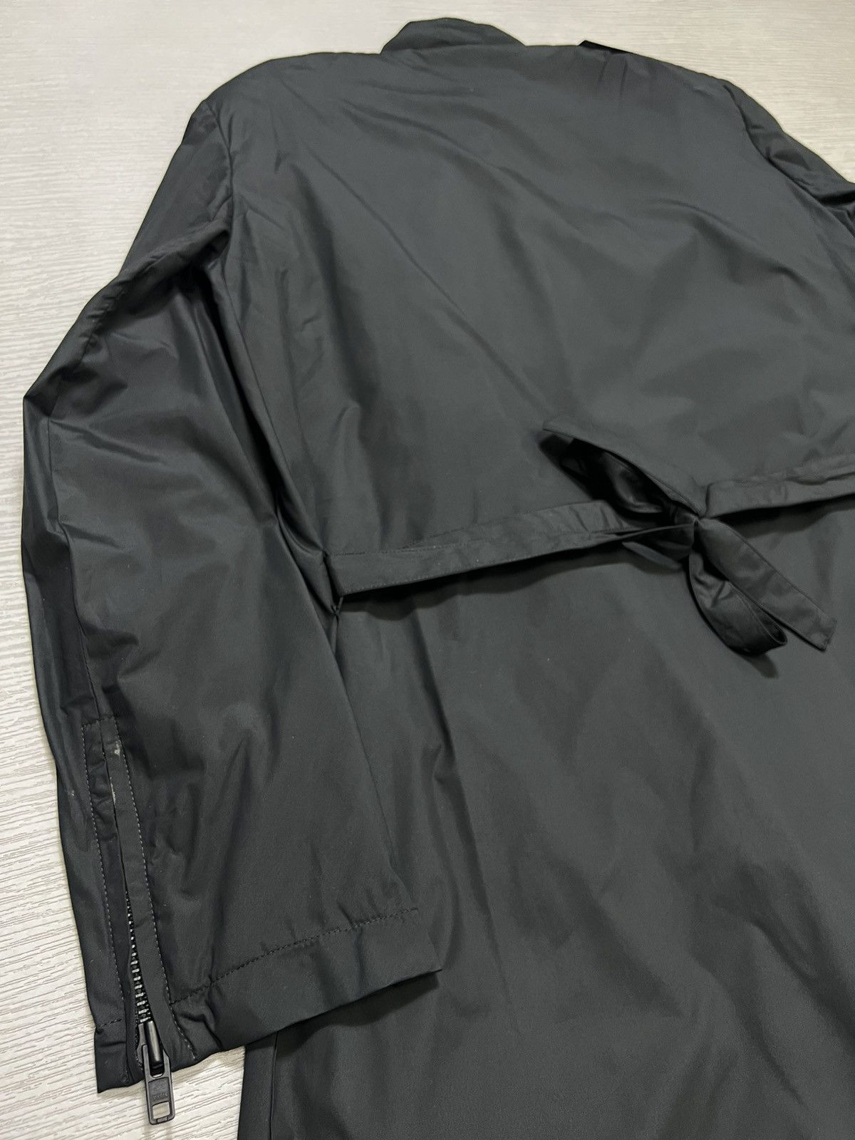 Ann Demeulemeester Ann Demeulemeester - Asymmetrical Zip Belted Trench Coat Size XS / US 0-2 / IT 36-38 - 14 Thumbnail