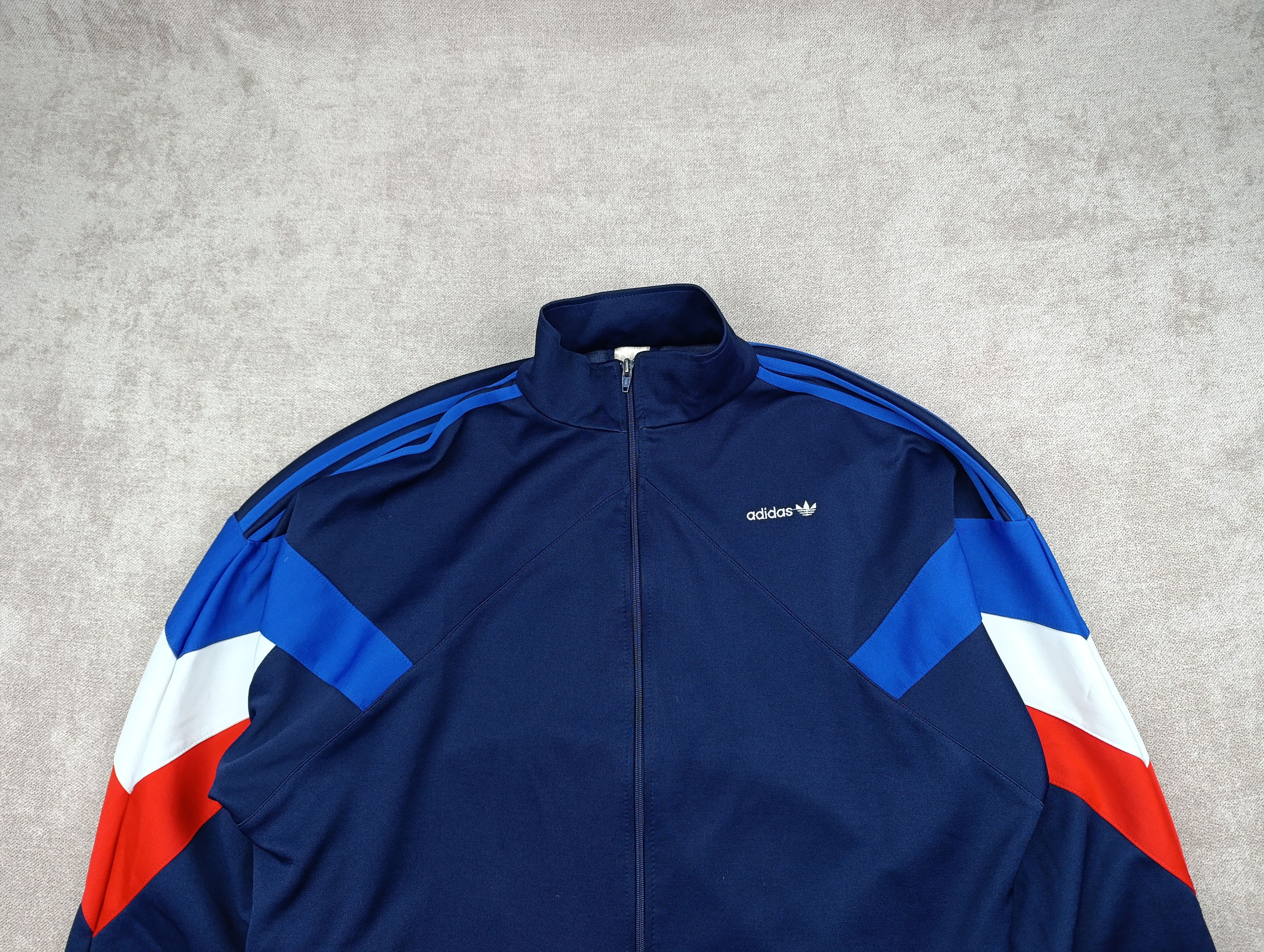 Adidas ADIDAS VINTAGE 90'S BLUE TRACK TOP MENS JACKET Size US XL / EU 56 / 4 - 2 Thumbnail