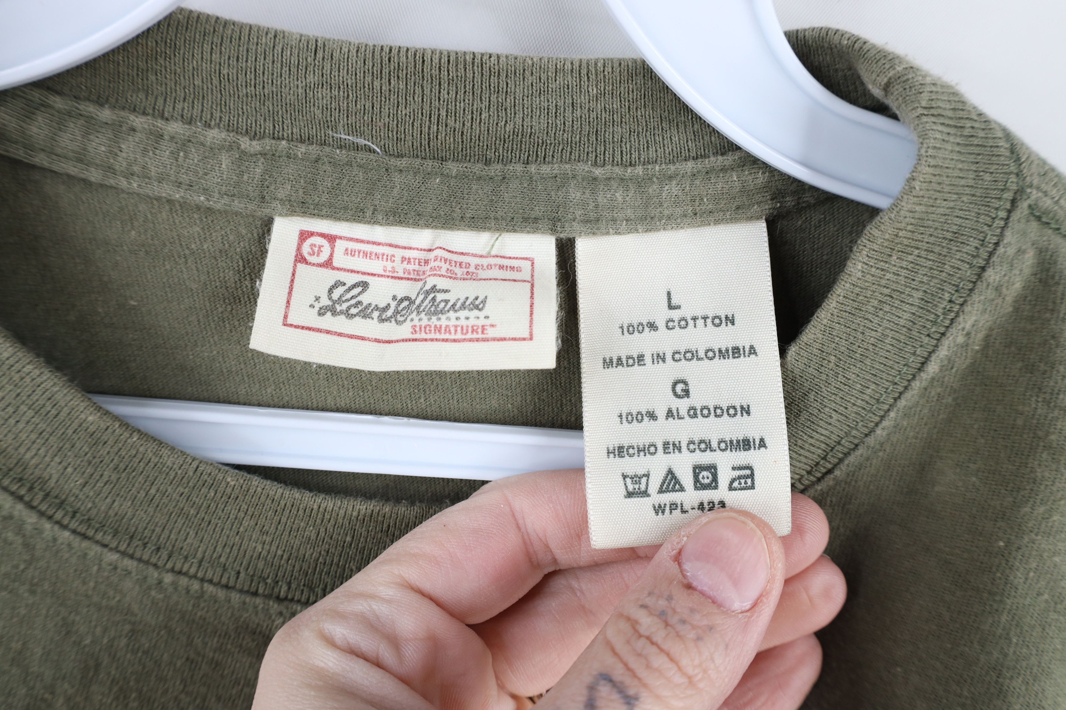 Levi's × Vintage Vintage Y2K 2003 Levis Maximum Guitar Long Sleeve T-Shirt Size US L / EU 52-54 / 3 - 8 Thumbnail