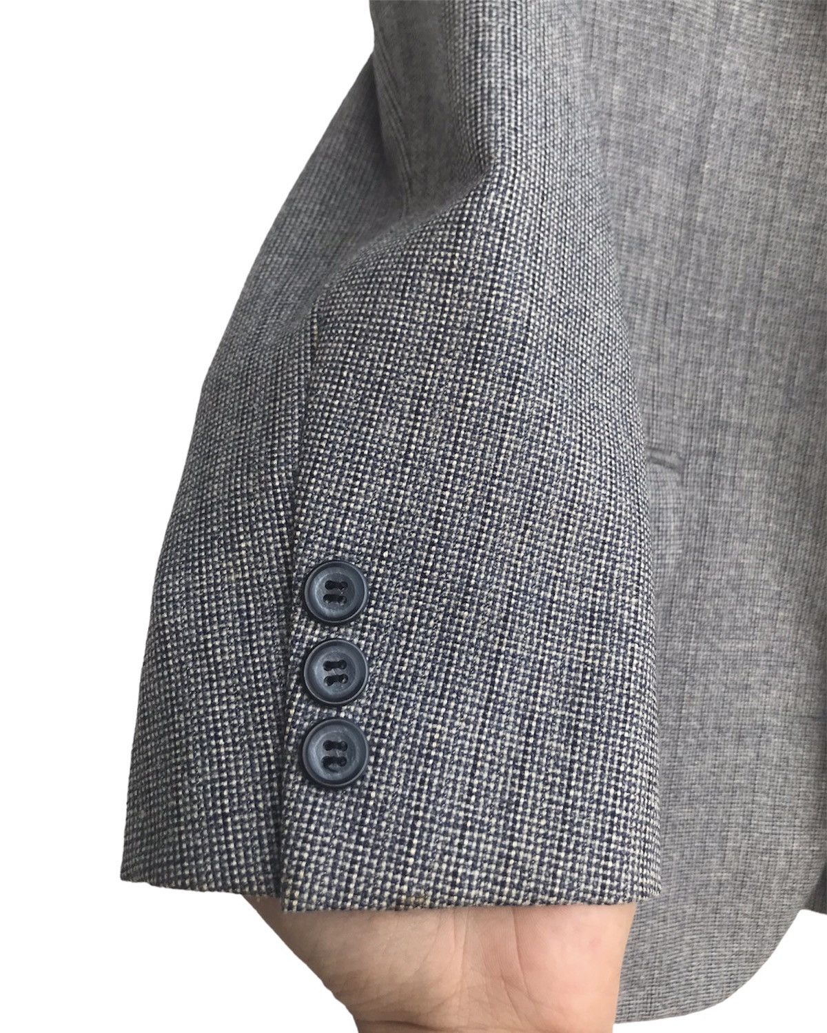 Burberry Vintage Burberrys Houndstooth Wool Blazer Size US S / EU 44-46 / 1 - 11 Thumbnail
