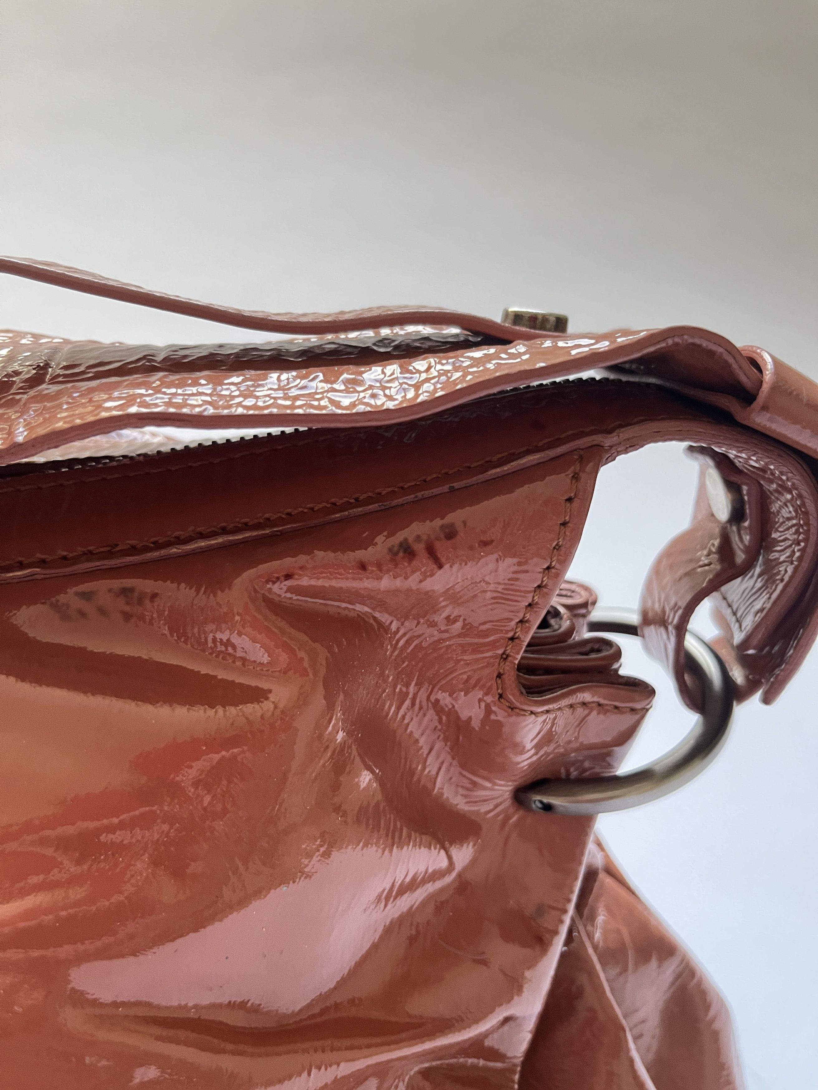 Marni ⚡️QUICK SALE⚡️Marni Brown Patent Leather Shoulder Bag Size ONE SIZE - 5 Thumbnail