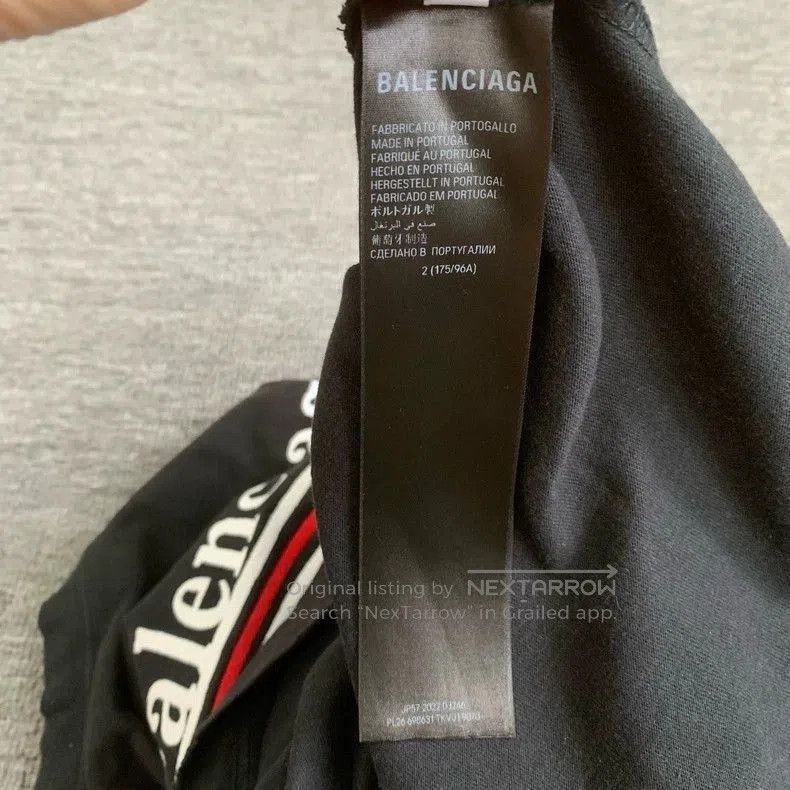 Balenciaga Balenciaga Black Coke Layered Long Sleeve. Size US M / EU 48-50 / 2 - 6 Thumbnail