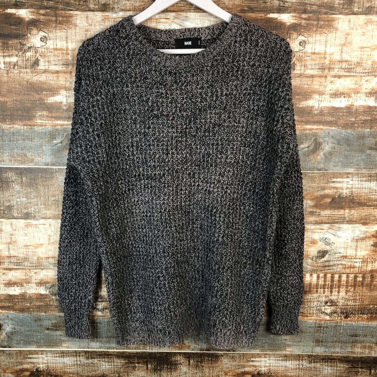 HARE × Homespun Knitwear Hare Grey Knitwear #A1516 Size US S / EU 44-46 / 1 - 3 Thumbnail