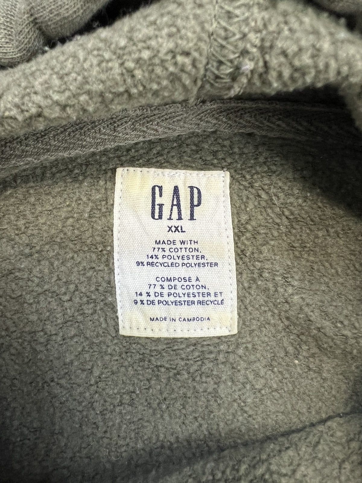 Gap Baggy Hoodie GAP Big Logo Y2K Size US XXL / EU 58 / 5 - 3 Thumbnail