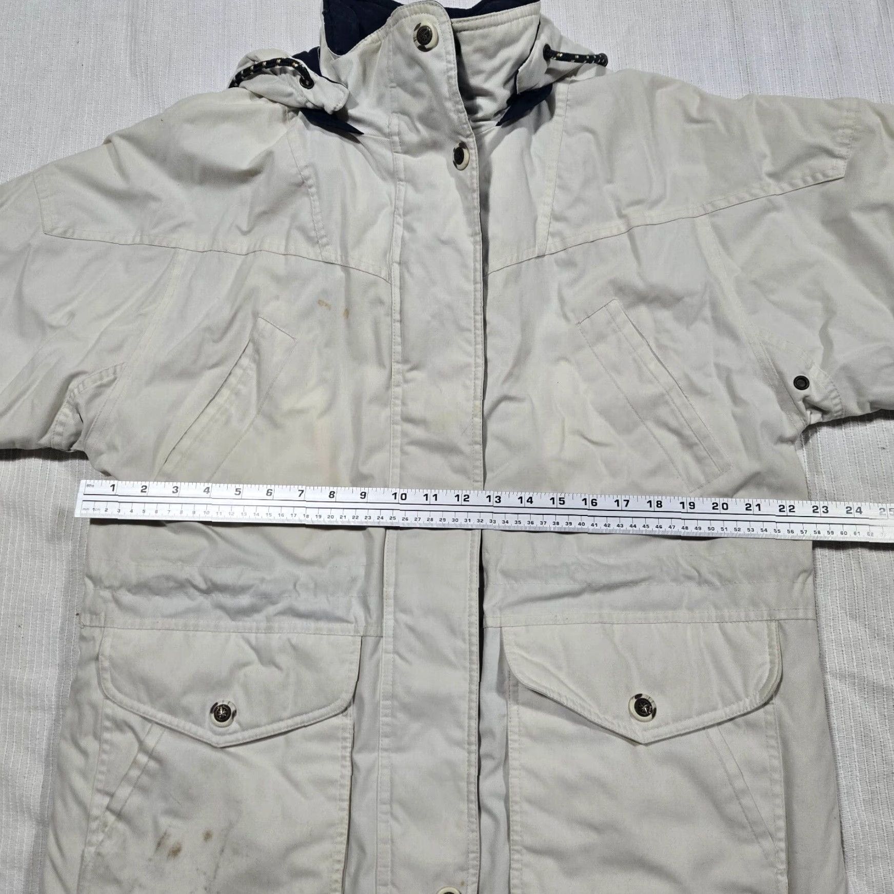 Vintage VINTAGE British Mist Brown Lined Full Zip Overcoat Jacket Adult Medium Mens Size US M / EU 48-50 / 2 - 7 Thumbnail