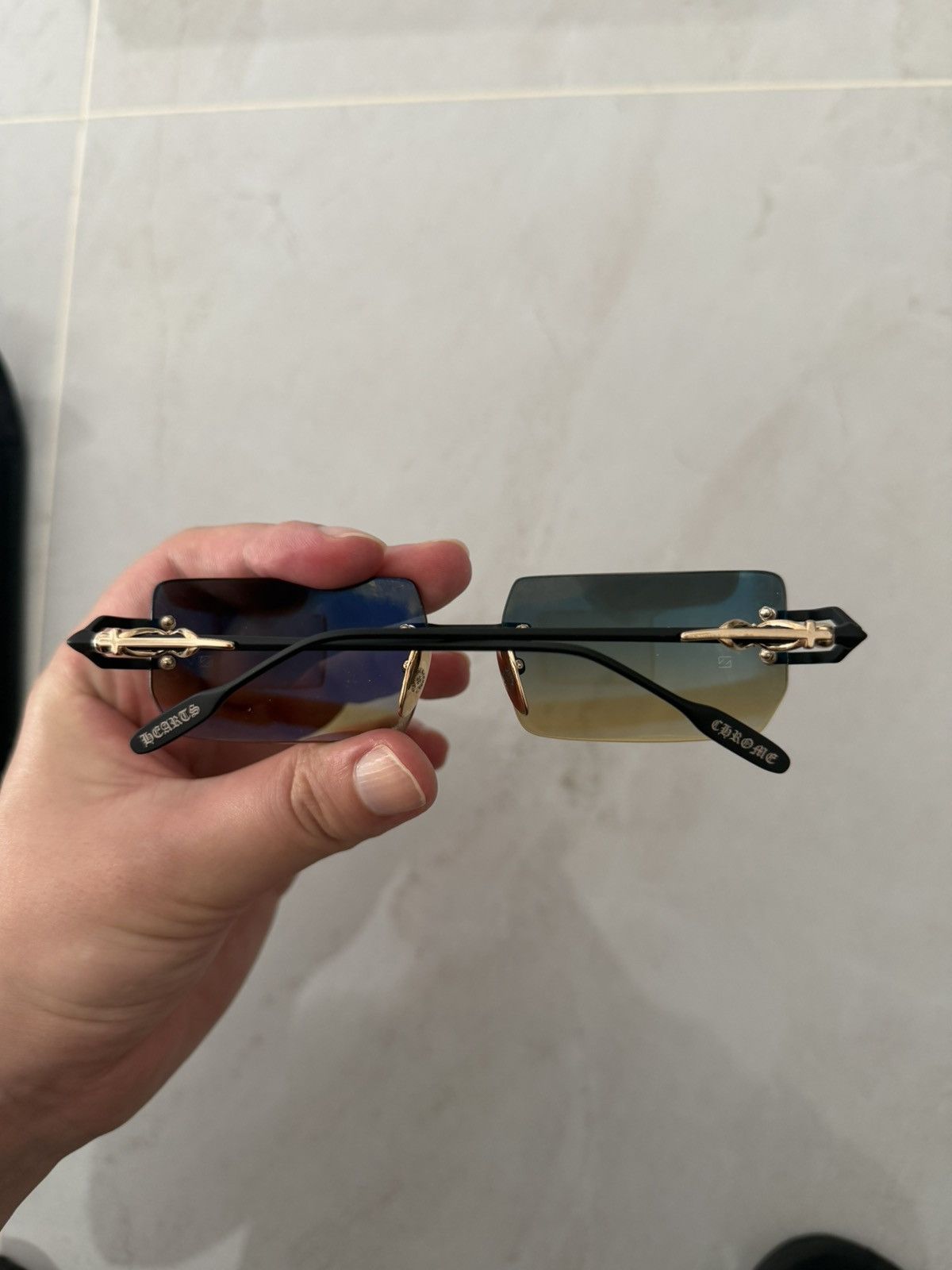 Chrome Hearts Chrome Hearts Lordie Sunglasses *RARE* Deadstock Size ONE SIZE - 2 Thumbnail