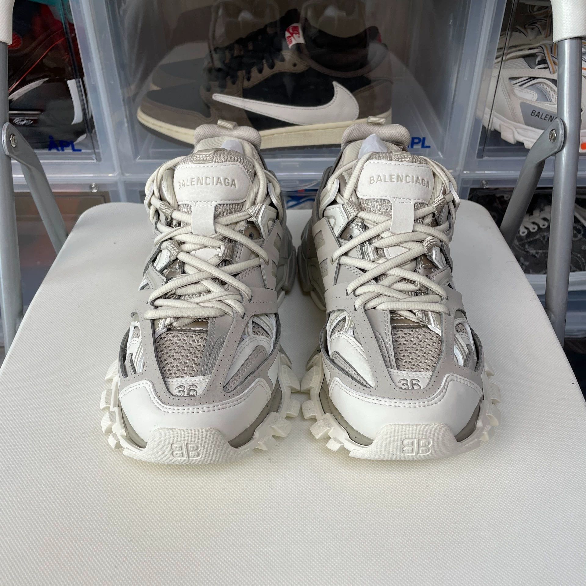 Balenciaga Balenciaga Track 1.0 Milk Tea Brown 36 Size US 5.5 / IT 35.5 - 2 Thumbnail