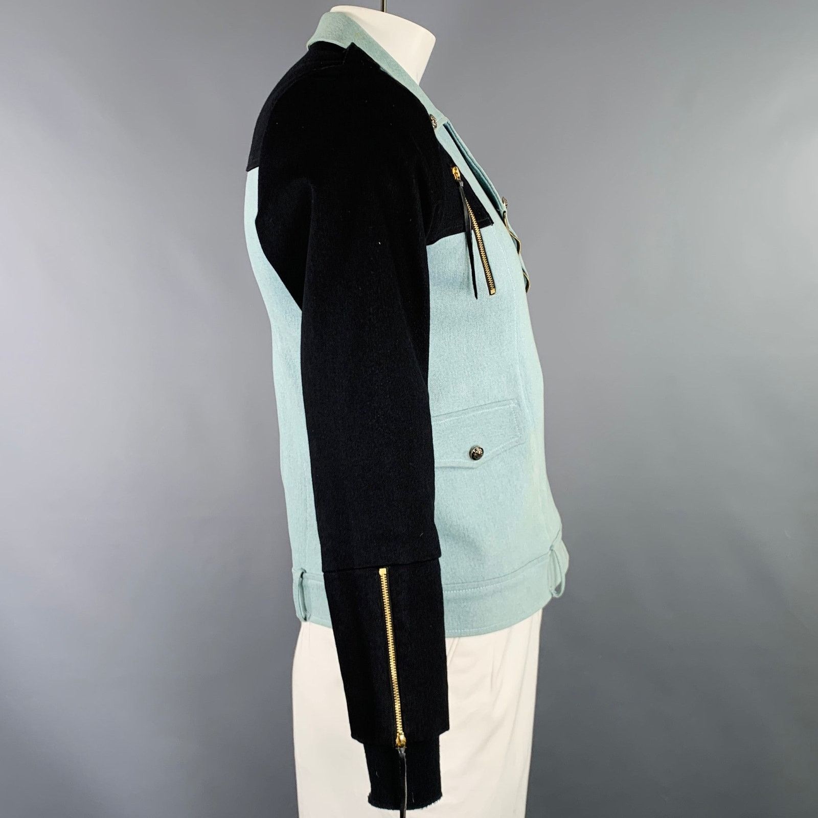 Other PROJECT WHITE ELEPHANT XL Black Blue Cotton Blend Jacket Size US XL / EU 56 / 4 - 3 Thumbnail