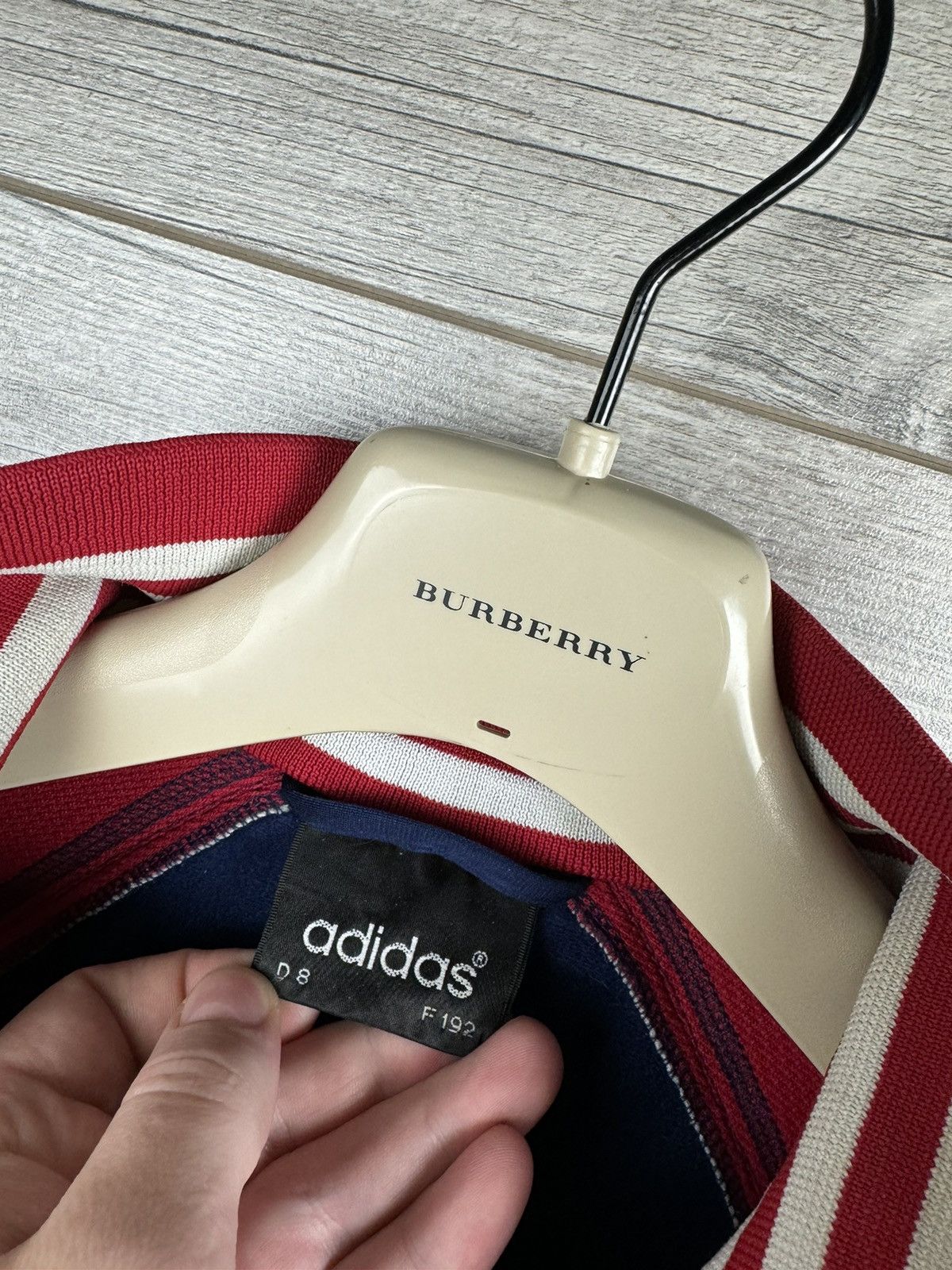 Adidas × Vintage Adidas Big Logo zip 80s Rare vintage size L Size US L / EU 52-54 / 3 - 10 Thumbnail