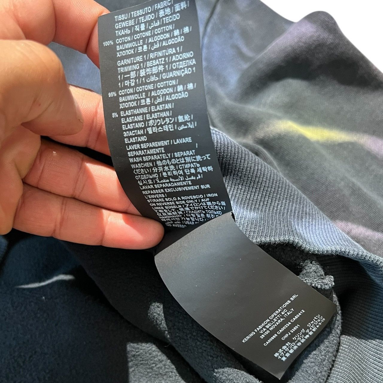 Saint Laurent Paris Saint Laurent Tie Dye Sweatshirt Multicolor Size S / US 4 / IT 40 - 5 Thumbnail