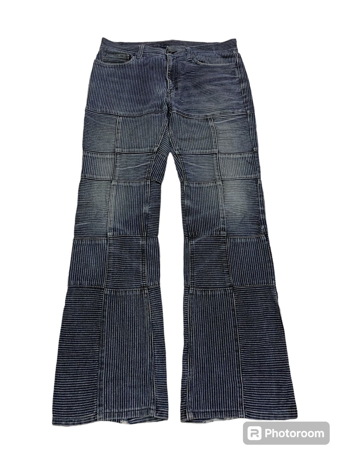 Hysteric Glamour 💥FinalDrop💥The Difference Rupert Patchwork Stripe Pant Size US 32 / EU 48 - 1 Thumbnail