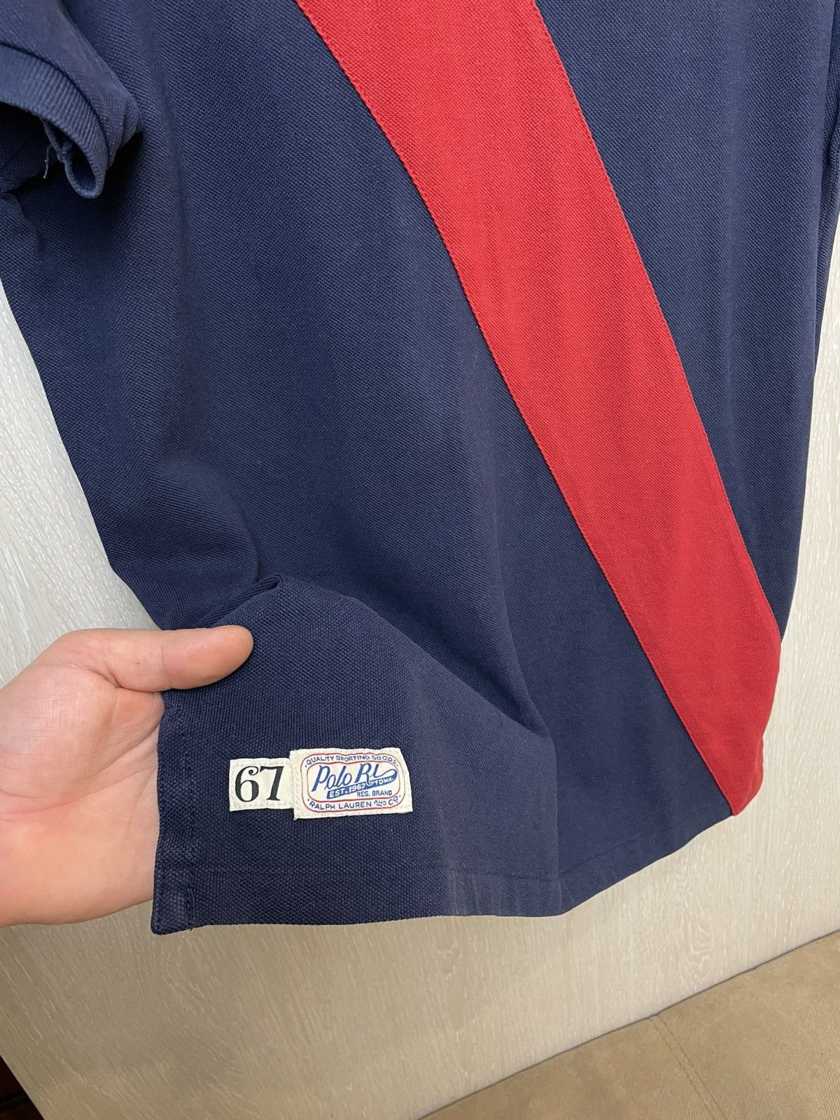 Polo Ralph Lauren Polo Ralph Lauren Polo Rugby Crest 3 Applique 1967 Size US L / EU 52-54 / 3 - 6 Thumbnail