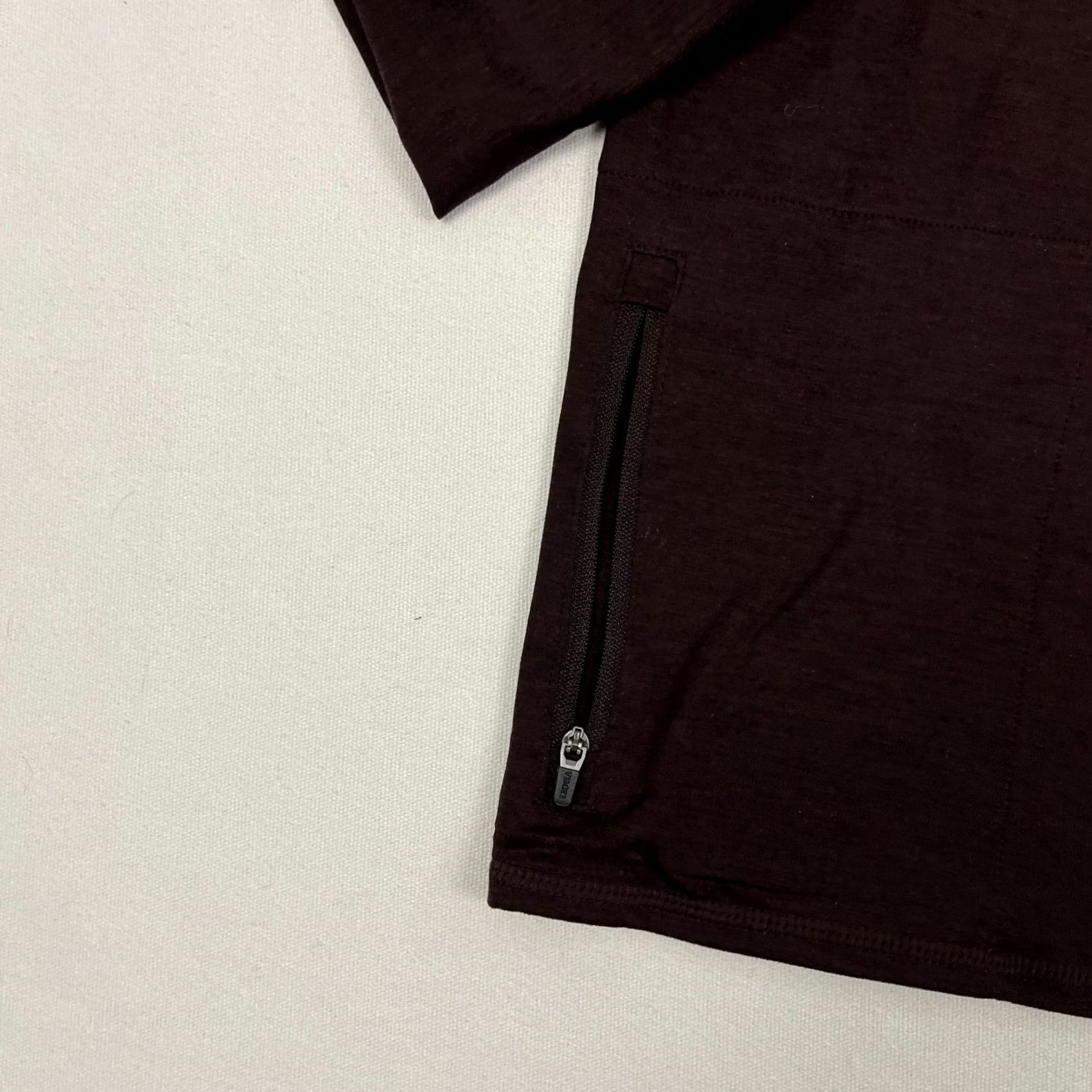 Vuori Vuori Ease Performance Half Zip 2.0 Pullover Mens S Burgundy Maroon Active V221 Jacket Size US S / EU 44-46 / 1 - 3 Thumbnail