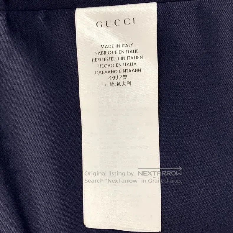 Gucci Gucci Blue Logo Anchor Buckle Blazer. Size US M / EU 48-50 / 2 - 7 Thumbnail