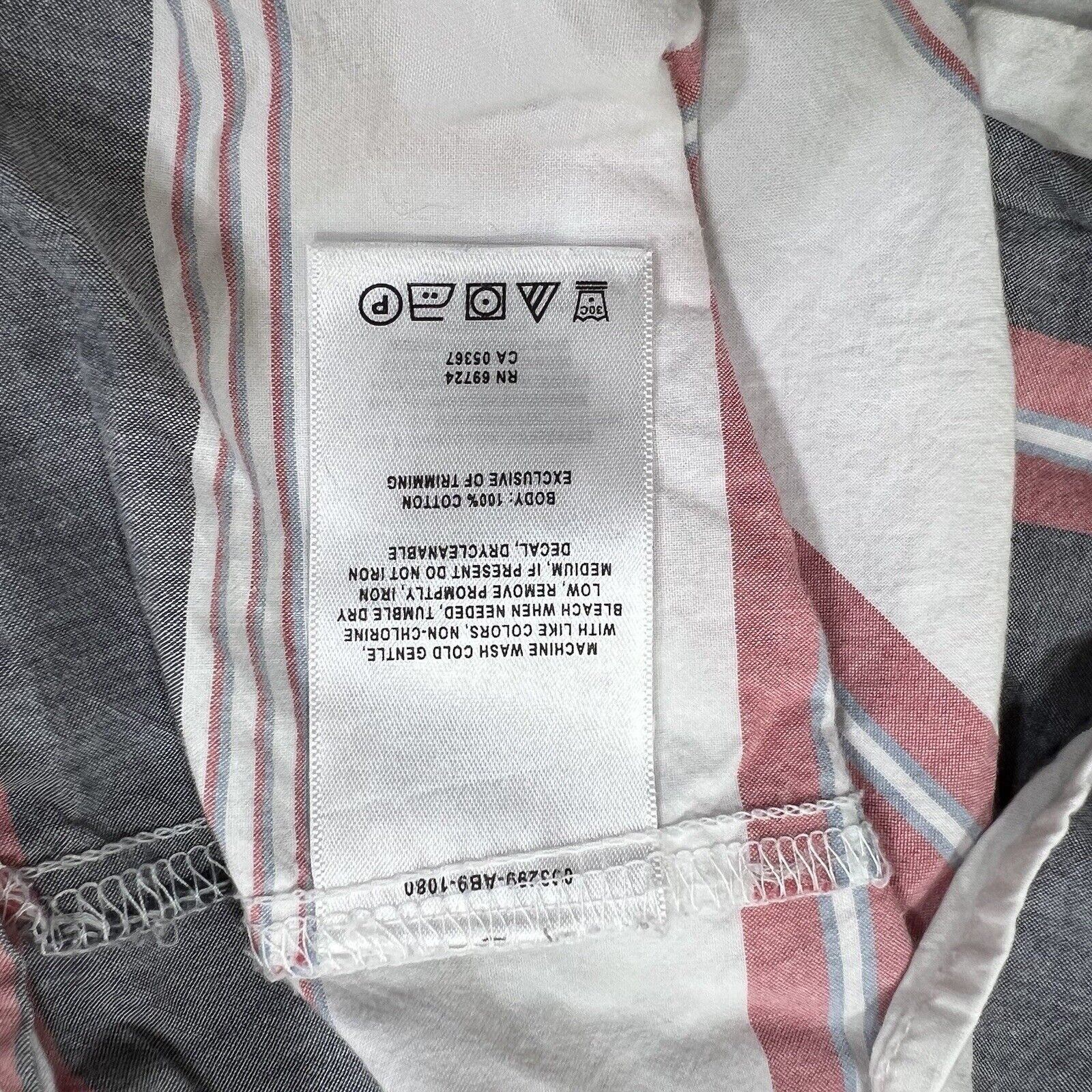Columbia Columbia Sportswear Button Front Pocket Shirt Red Striped Size US XL / EU 56 / 4 - 12 Thumbnail