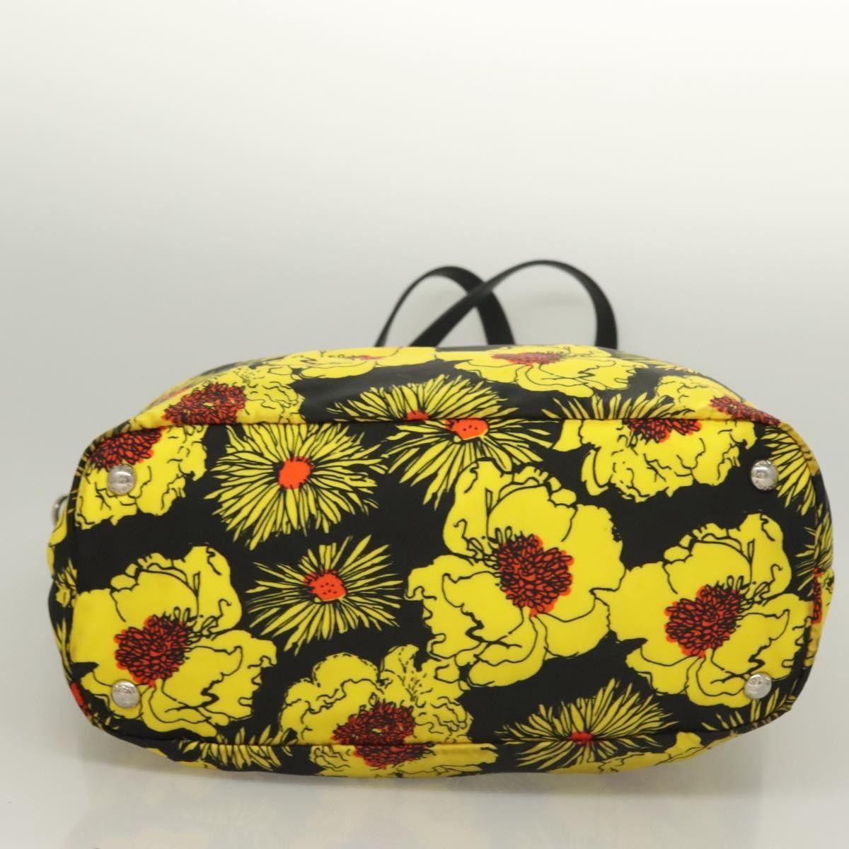 Prada PRADA Hand Bag Nylon Yellow Silver Size ONE SIZE - 9 Thumbnail