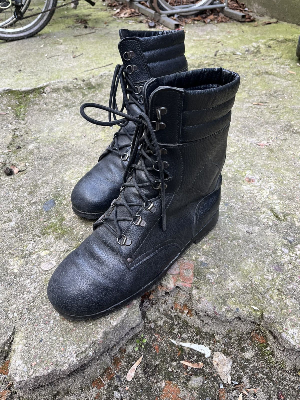 Other 80s Polish Military / Workwear Combat Boots Vintage Bunny Size US 9 / EU 42 - 3 Thumbnail