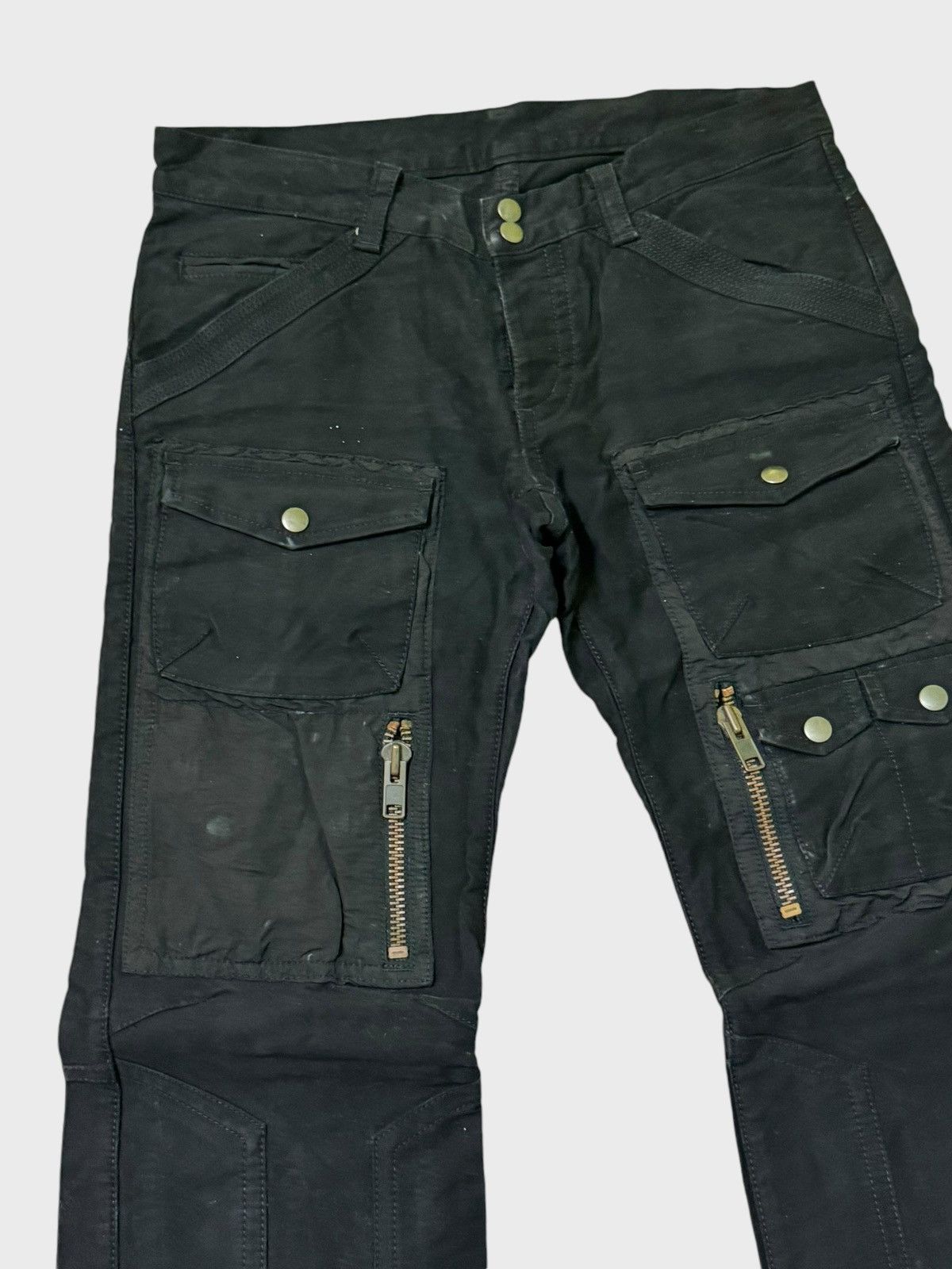Comme Ca Ism KENJI ITO Comme Ca Multi Pocket Cargo Zipper Low Rise Pants Size US 30 / EU 46 - 4 Thumbnail