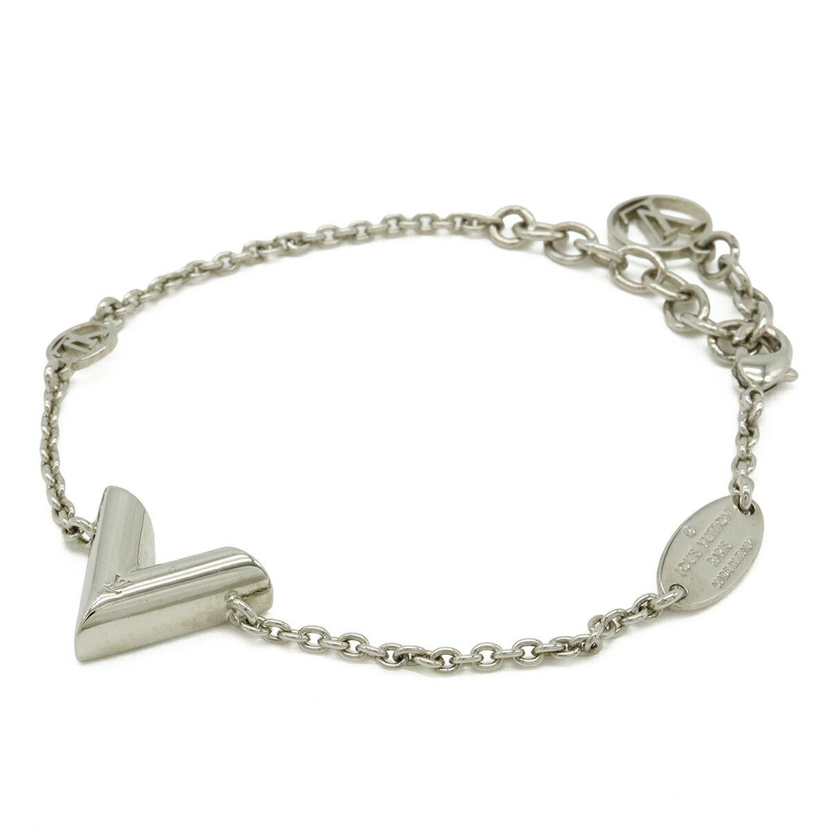 Louis Vuitton Louis Vuitton Louis Vuitton Essential V LV Circle Bracelet Metal Bracelet M63198 DUTY FREE for USA Size ONE SIZE - 1 Thumbnail