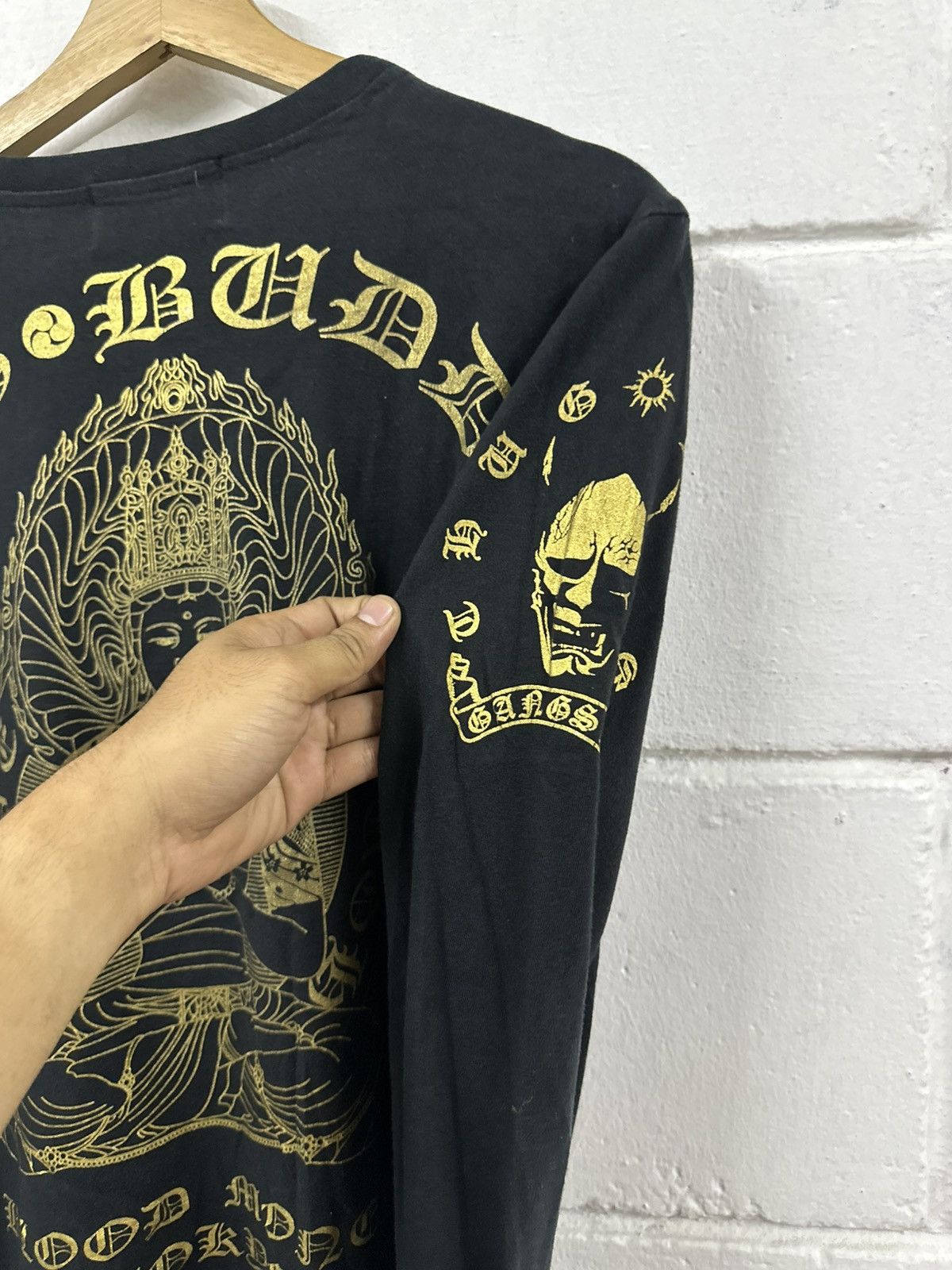 Japanese Brand Japanese Blood Money Tokyo Chrome / Gold Tattoo T-shirt Size US L / EU 52-54 / 3 - 14 Thumbnail