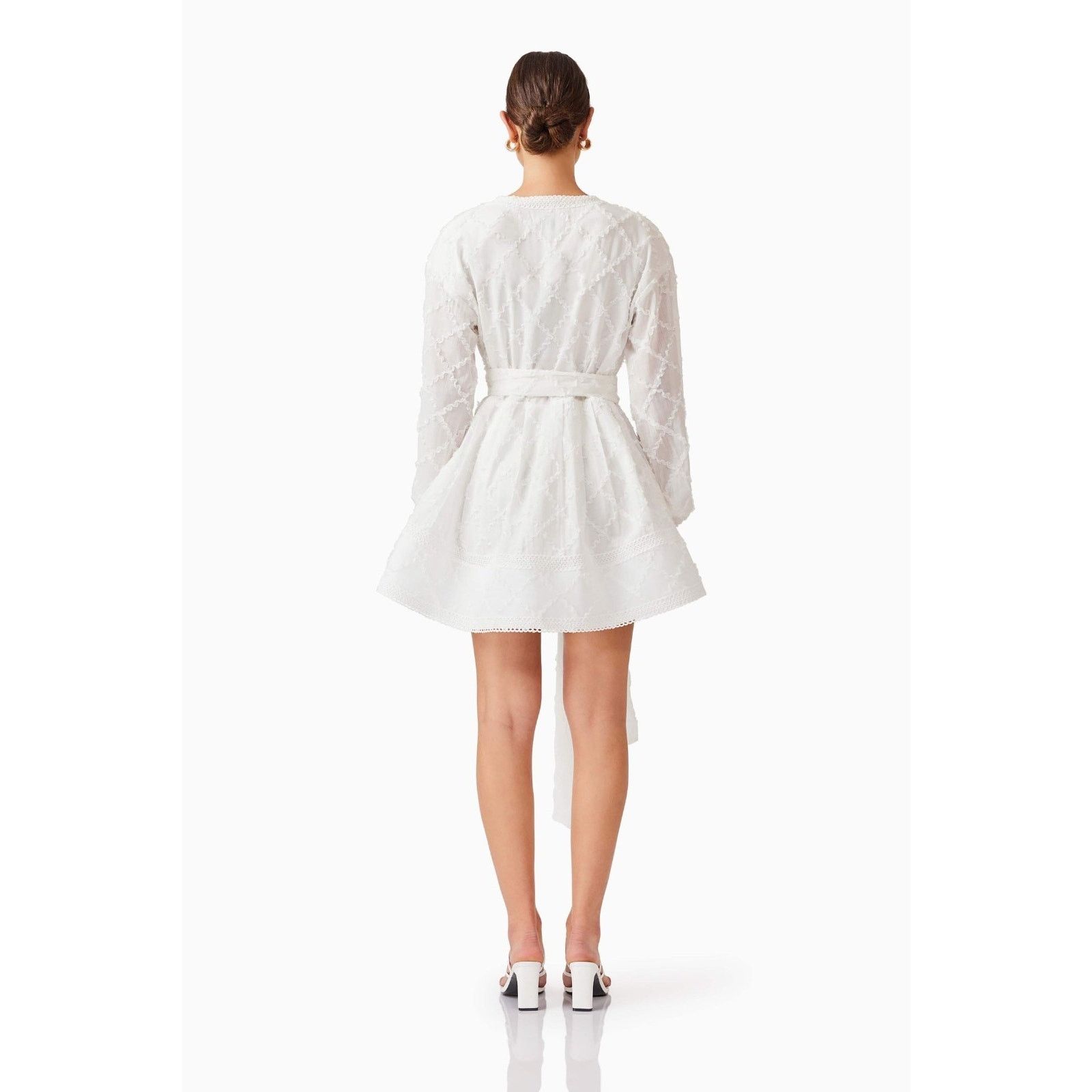 ELLIATT Elliatt Iris Long Sleeve Mini White Dress Size XL Size XL / US 12-14 / IT 48-50 - 7 Thumbnail