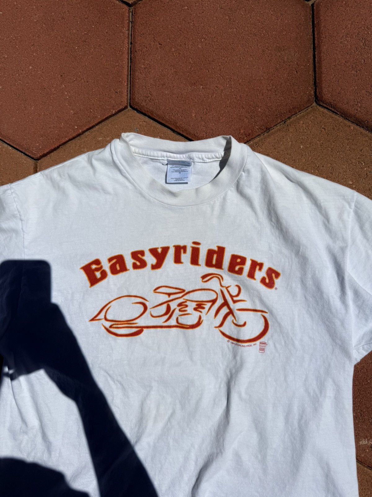 Harley Davidson × Vintage 1994 Vintage EasyRider Motorcycle tee Size US XL / EU 56 / 4 - 2 Thumbnail