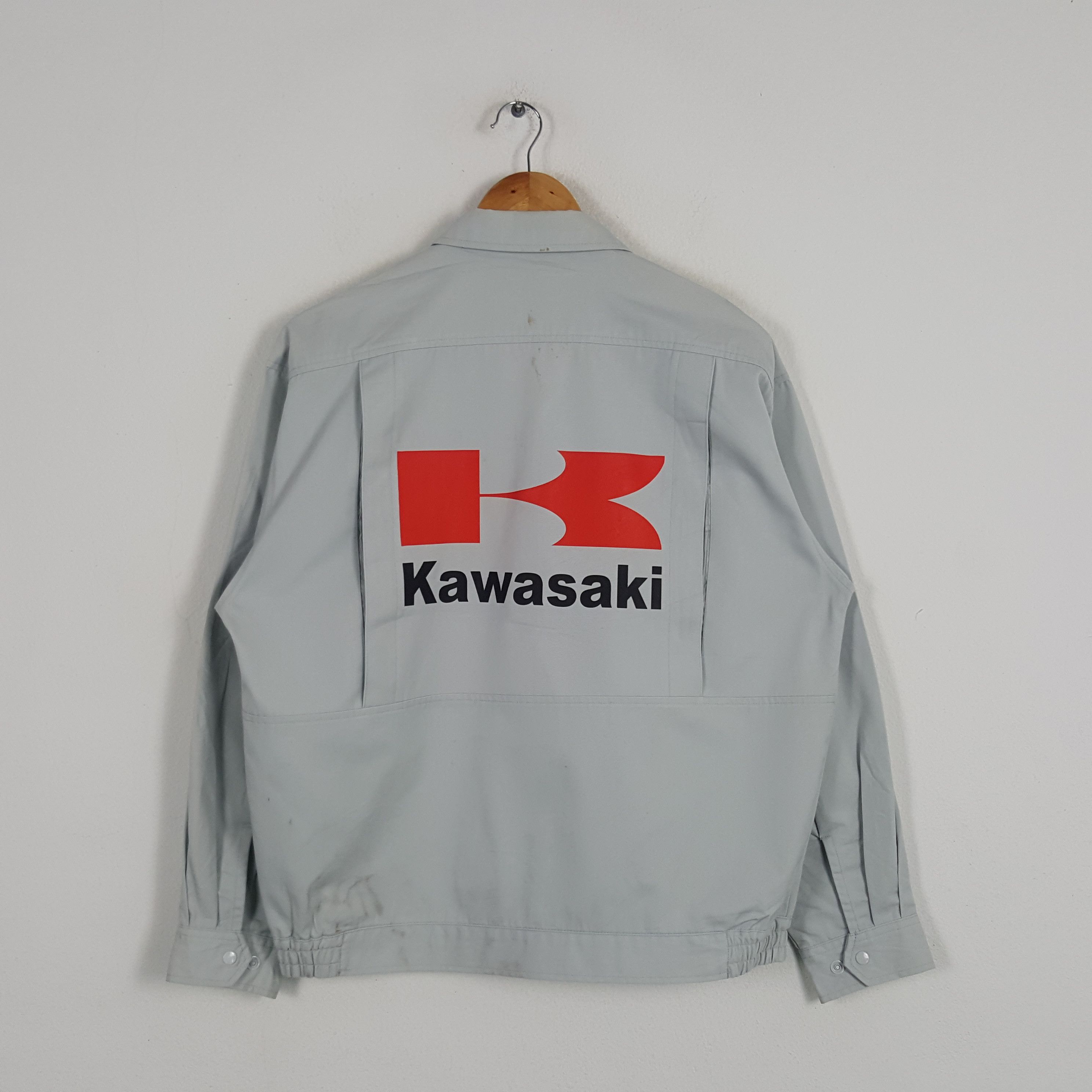 Vintage Kawasaki Japanese Motorsports Racing Custom Jacket