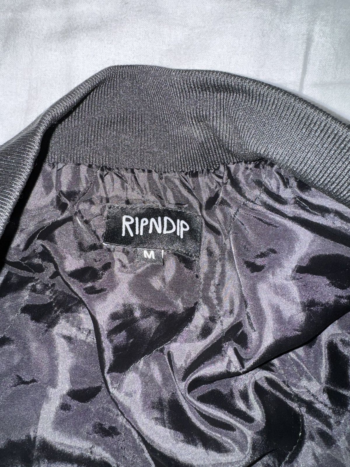 RIPNDIP bomber jacket with a patch on the back Size M / US 6-8 / IT 42-44 - 3 Thumbnail