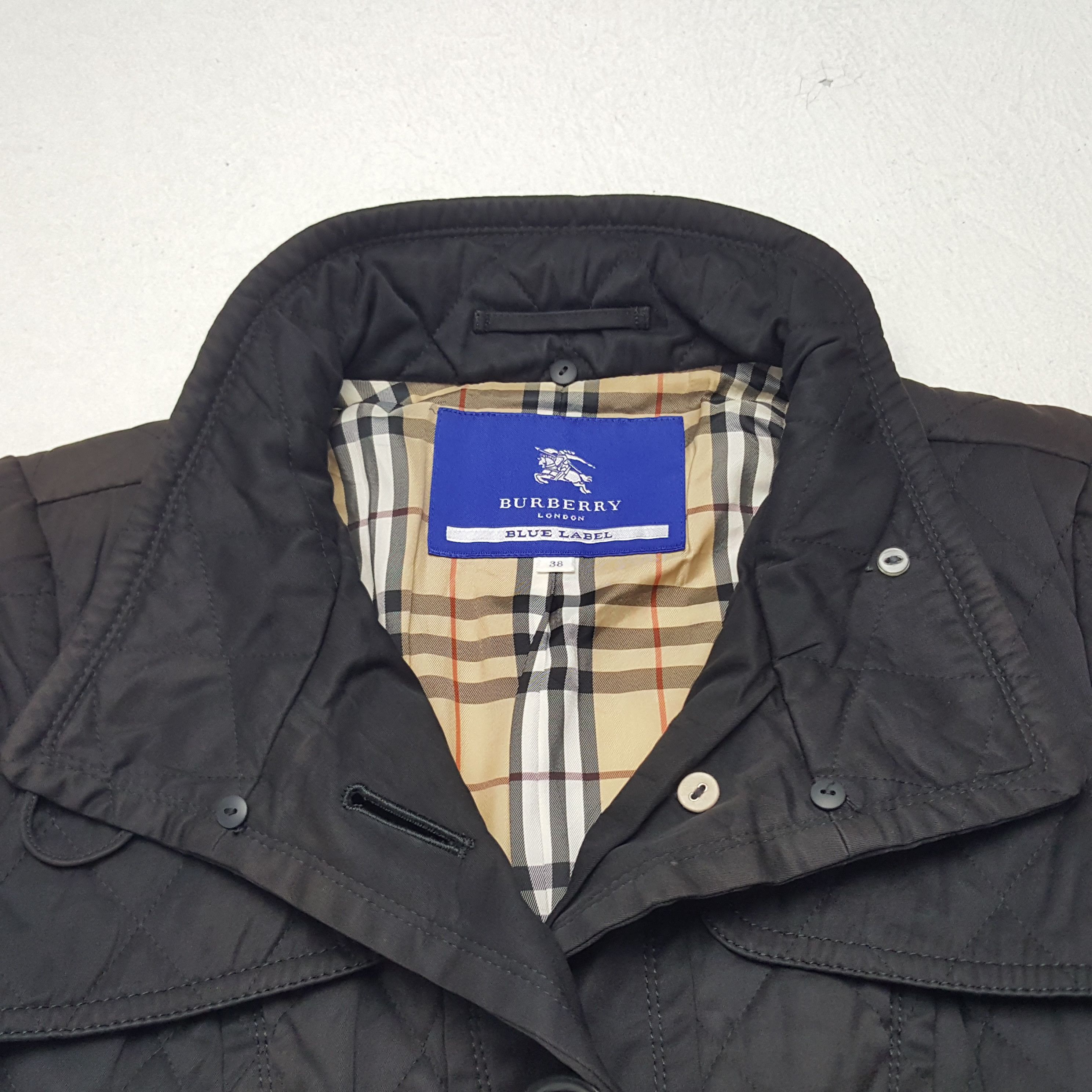 Vintage Burberry London Blue Label Trench Jacket