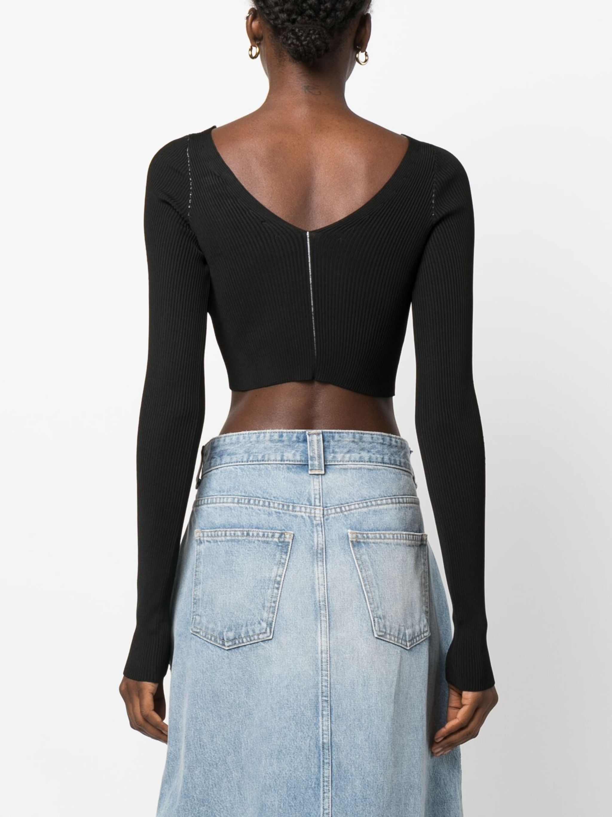 Marni o1w1db10125 Top in Black Size L / US 10 / IT 46 - 4 Thumbnail