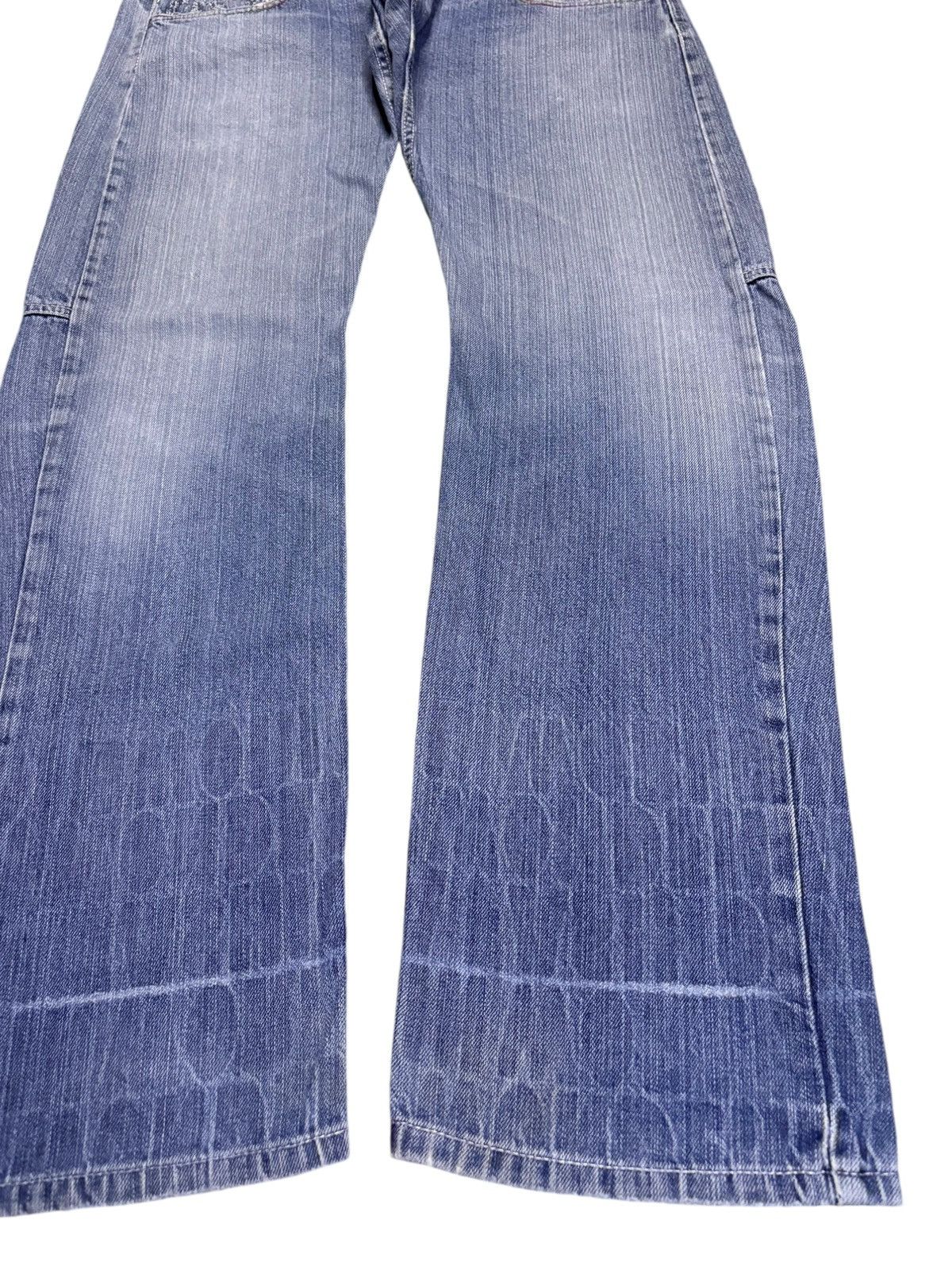 Japanese Brand Vintage Japanese Jack Serika Double Waist Print Loose Jeans Size US 34 / EU 50 - 7 Thumbnail