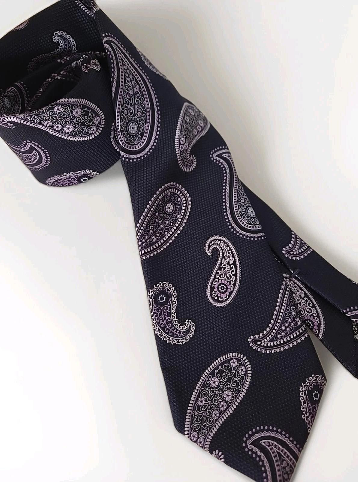 Ermenegildo Zegna ERMENEGILDO ZEGNA Luxury Silk NeckTie Paisley Design New Size ONE SIZE - 1 Thumbnail