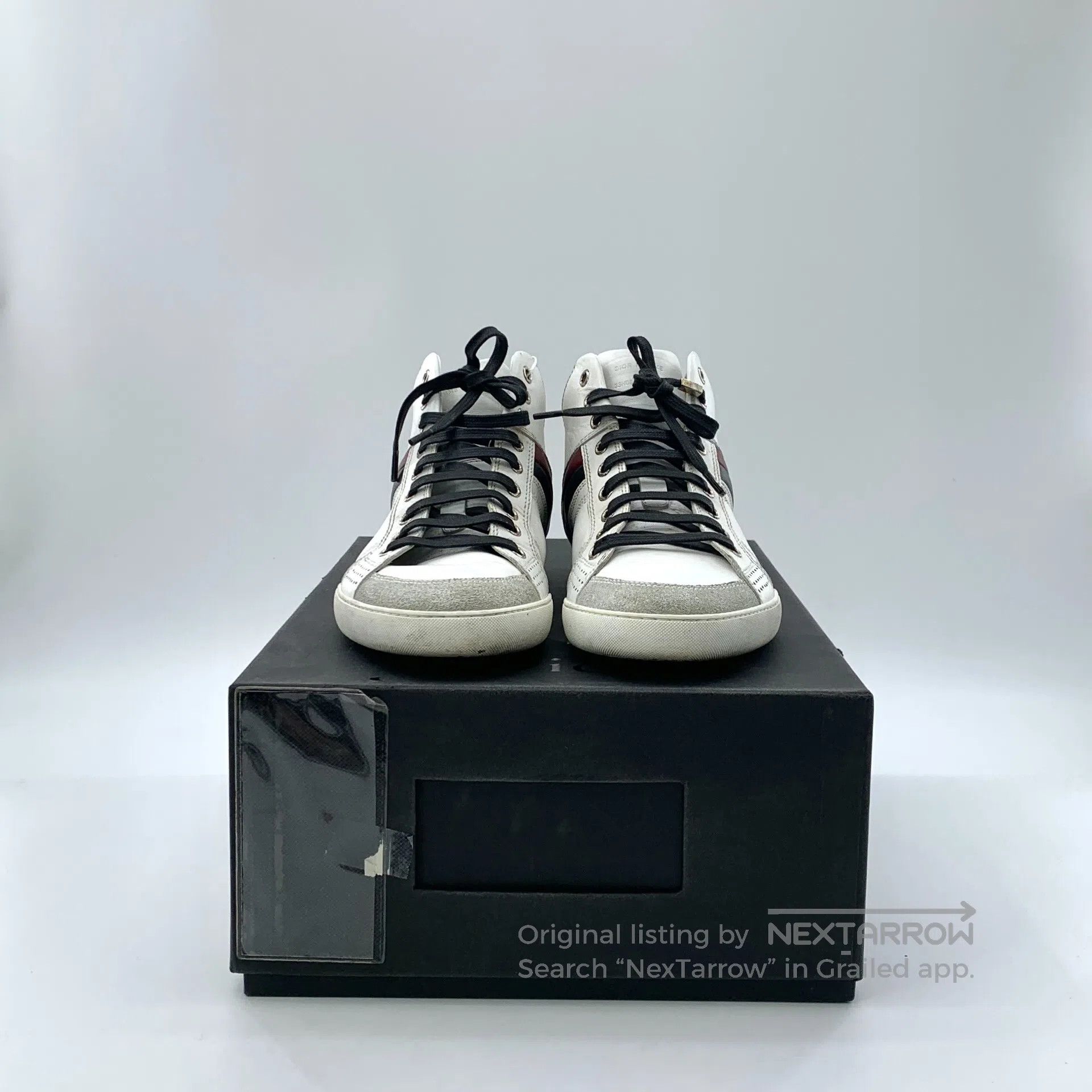 Dior Dior White laced casual flat mid-top board shoes| Size US 6 / EU 39 - 8 Thumbnail