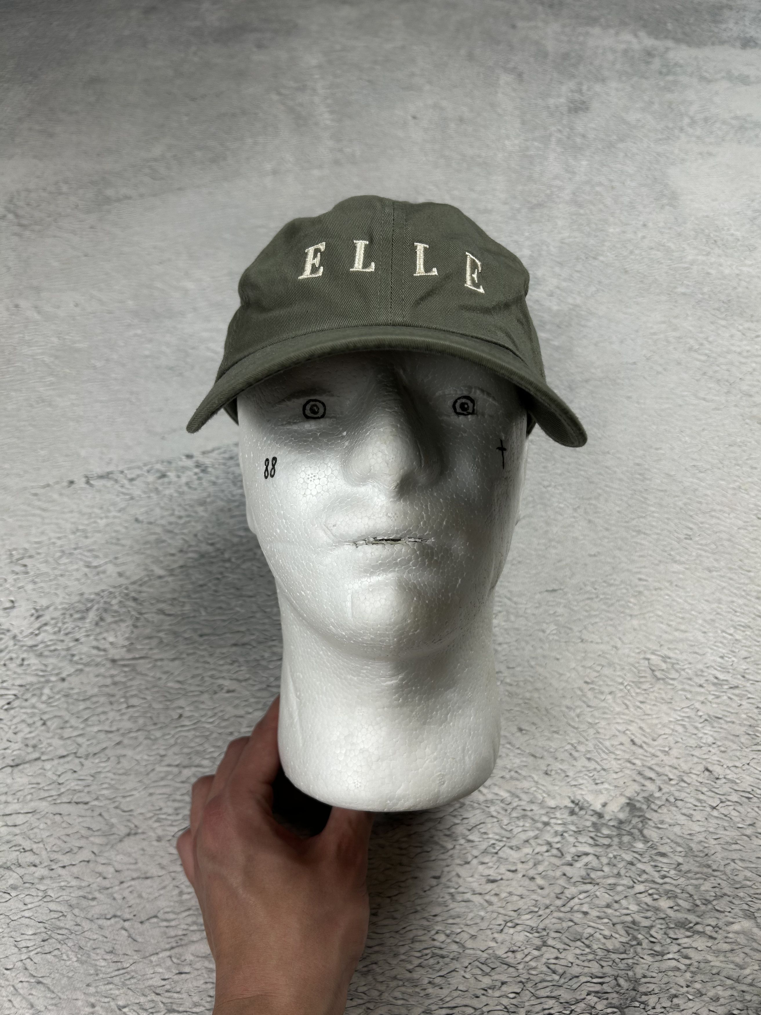 Designer × Japanese Brand Elle Paris Cap green Center Logo oldmoney Paris designer Size ONE SIZE - 2 Thumbnail