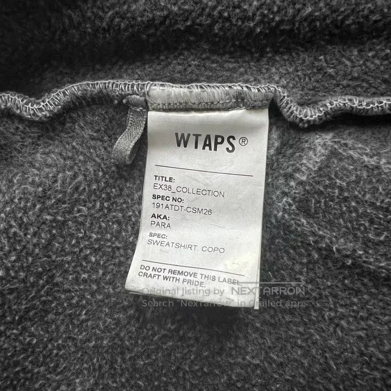 Wtaps Wtaps Batik Washed Hooded Sweatshirt Size US S / EU 44-46 / 1 - 4 Thumbnail