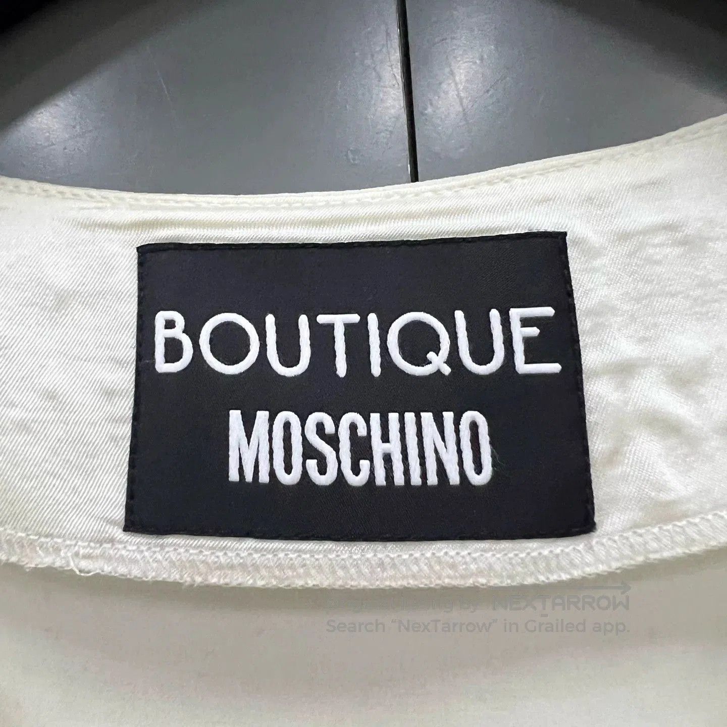 Moschino MOSCHINO Black White Spliced Short Sleeve Dress. Size S / US 4 / IT 40 - 2 Thumbnail