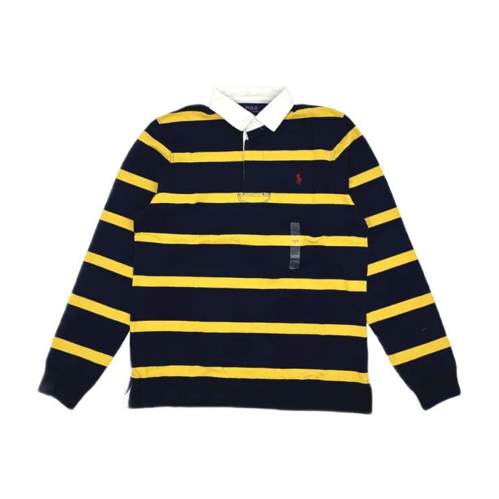 Polo Ralph Lauren Polo Ralph Lauren Striped Collar Long-Sleeve T-Shirt Size US S / EU 44-46 / 1 - 1 Thumbnail
