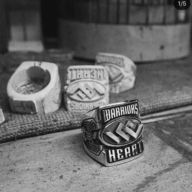 Japanese Brand × Jewelry × Vintage Geometry Letter Ring Size ONE SIZE - 1 Thumbnail