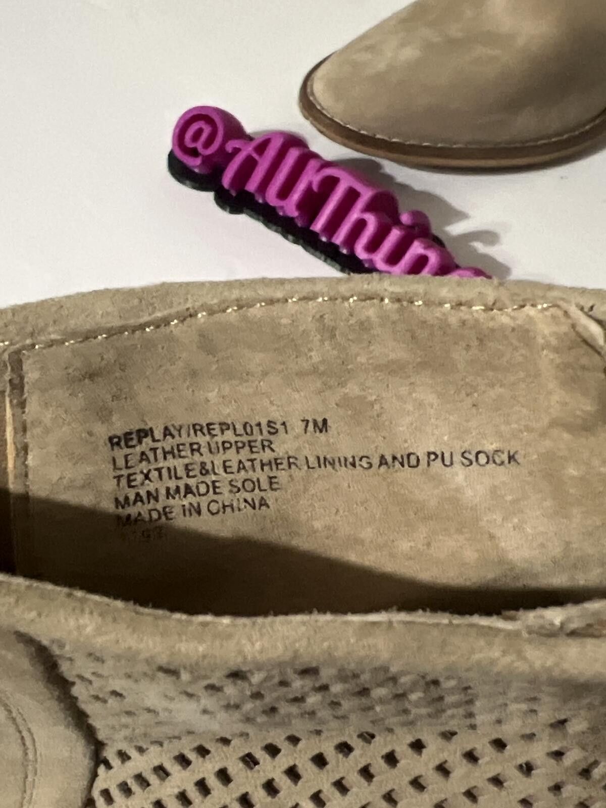 Steve Madden Steve Madden Beige Suede Ankle Boots Back Block Heel 7 Size US 7 / IT 37 - 6 Thumbnail