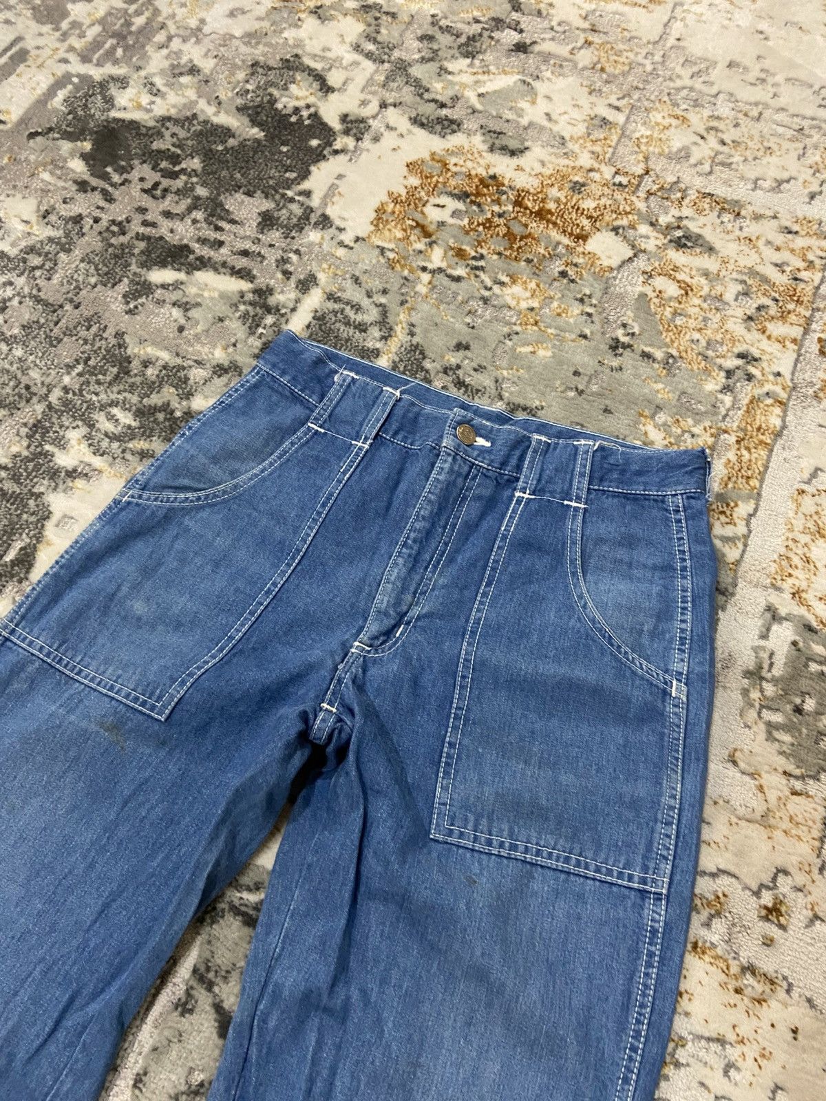 Japanese Brand ELJOHN BUSH STYLE WORK PANTS Size 29" - 4 Thumbnail