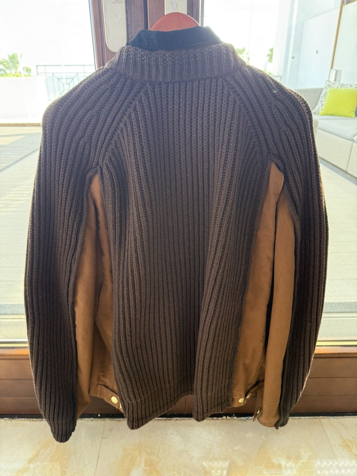 Carhartt Wip × Sacai Carhartt WIP x Sacai Wool Knit Blouson Size US XL / EU 56 / 4 - 3 Thumbnail