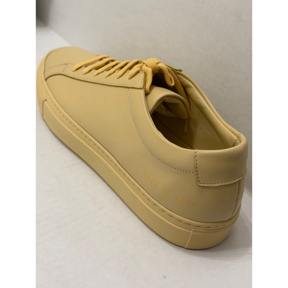 Common Projects COMMON PROJECTS YELLOW ORIGINAL LOW ACHILLES SNEAKERS Size US 9 / EU 42 - 6 Thumbnail