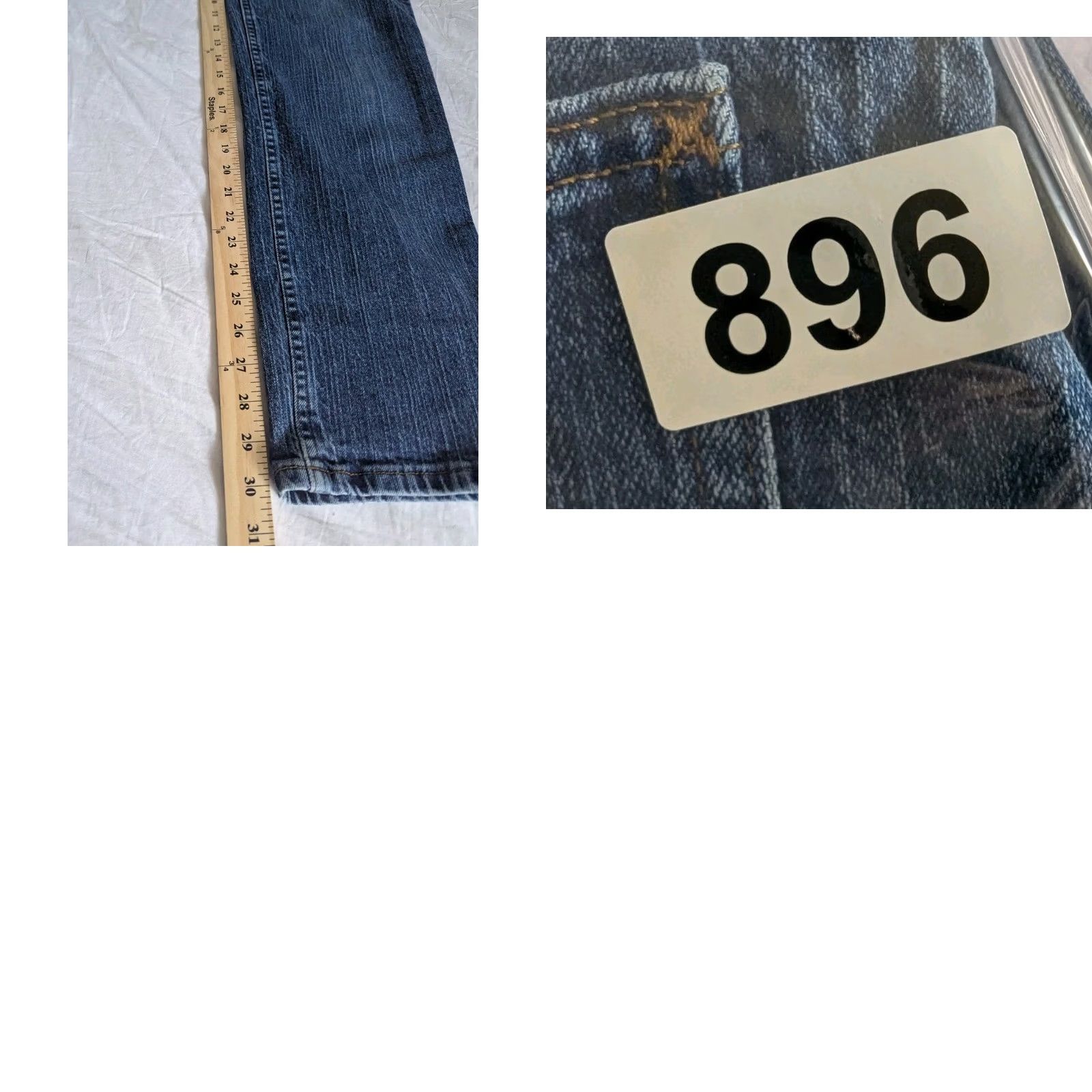 Vintage VINTAGE Riders Jeans Women Medium Wash Mid Rise Straight Leg 5-Pocket Denim 90s Theme Blue Cotton Regular Inseam 30in Size 30" / US 8 / IT 44 - 8 Thumbnail