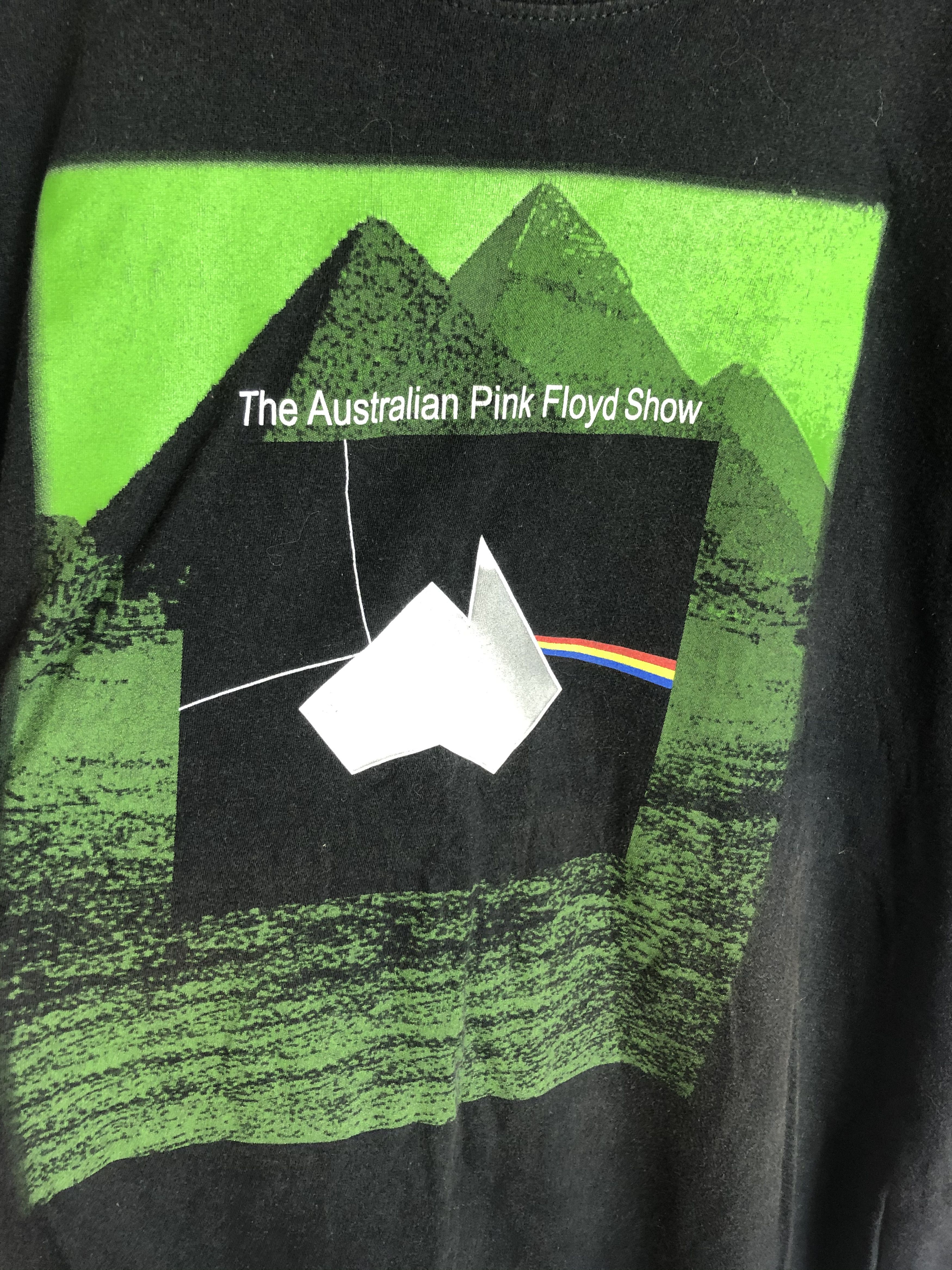 Vintage Pink Floyd Australia Show Rock Band Tee Tour T shirt