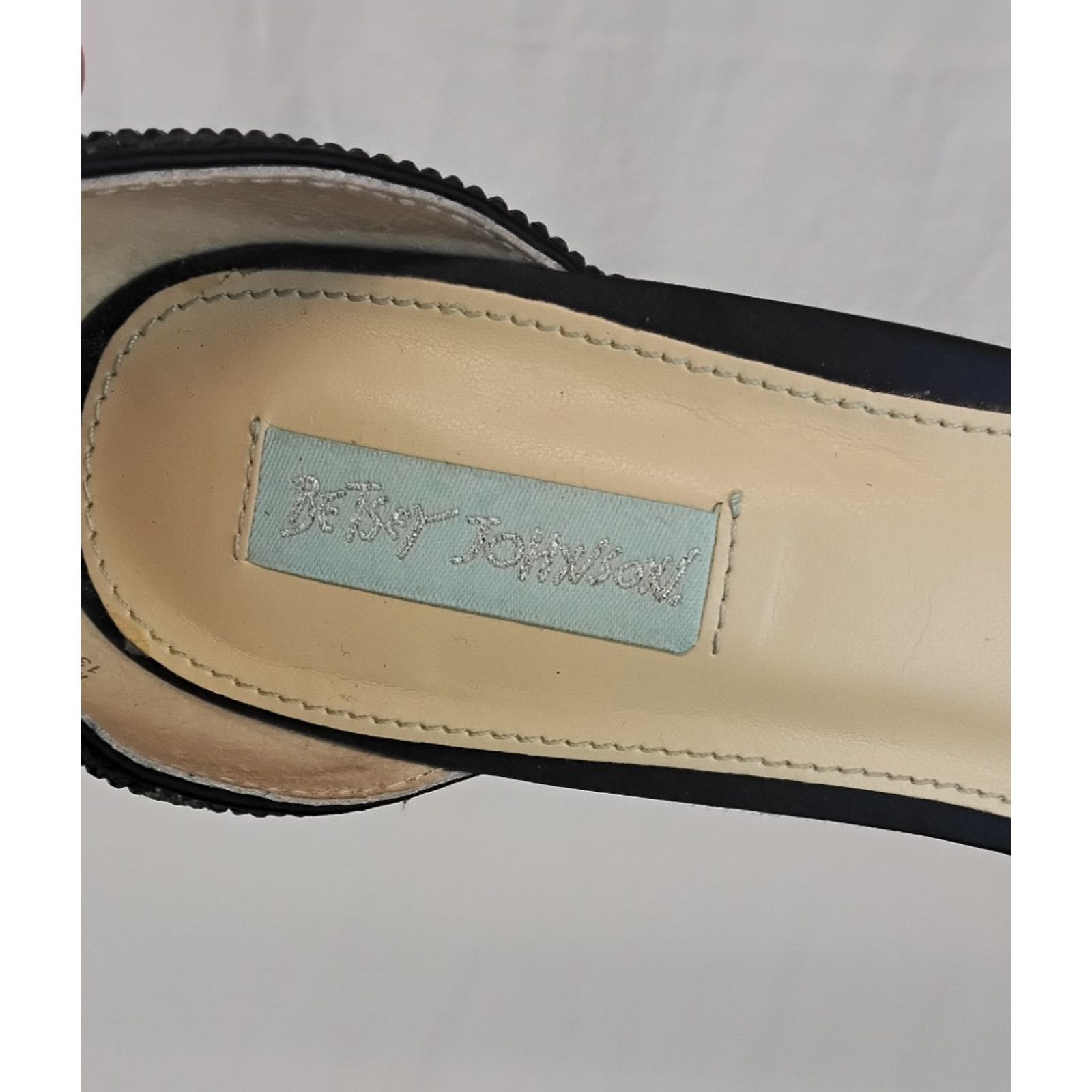 Betsey Johnson Betsey Johnson Mari Block Sandal Heels Women's 9.5 Navy Blue Size US 7 / IT 37 - 15 Thumbnail