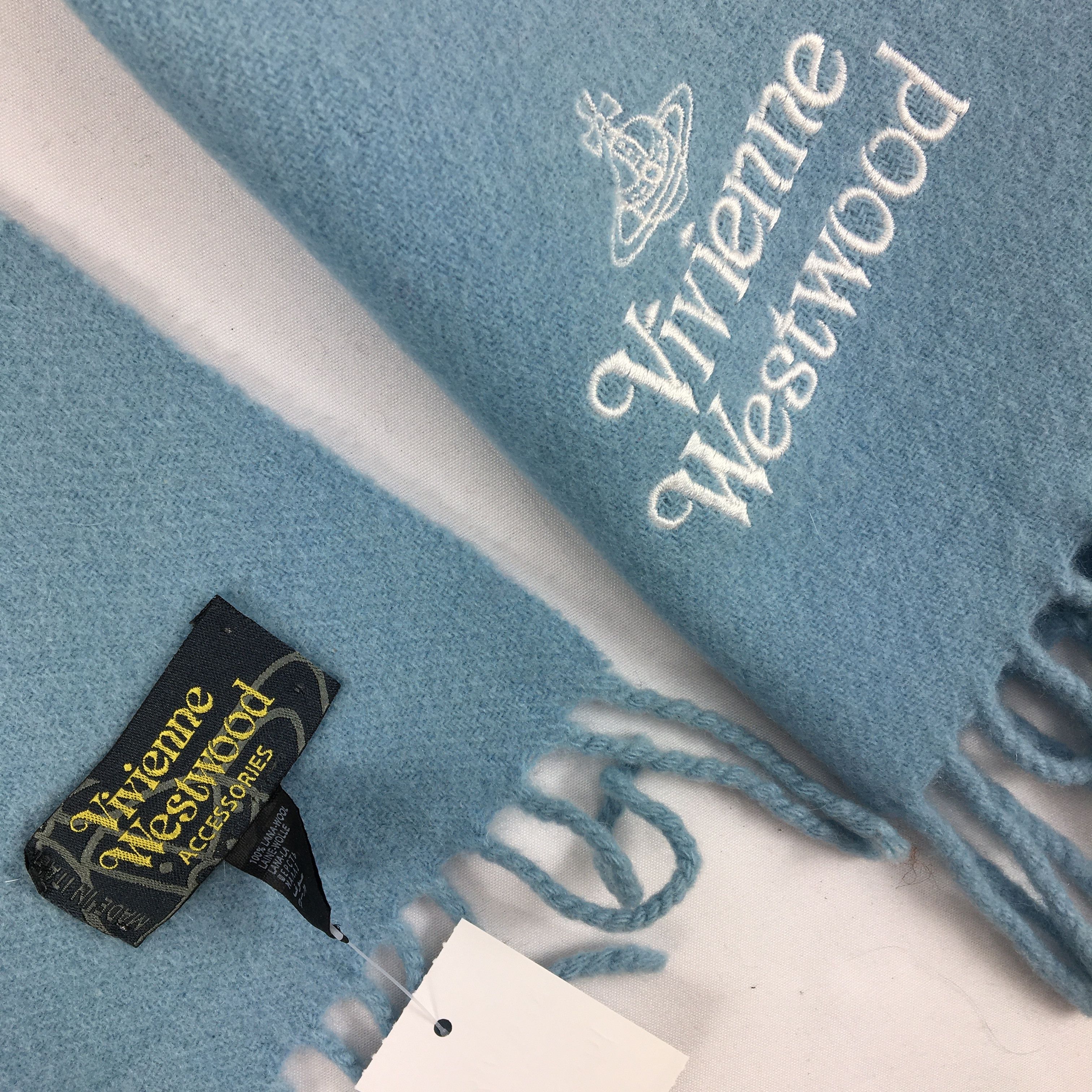 Vintage Vivienne Westwood Muffler Wool Cashmere Scarves Size ONE SIZE - 4 Thumbnail