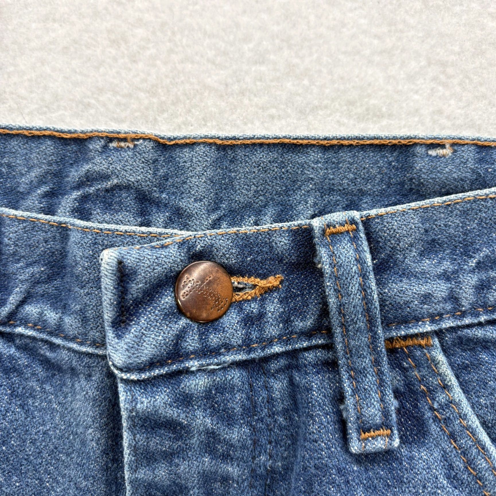 Wrangler Wrangler Cowboy Cut Jeans Mens 32x32 Blue Straight Denim Western Rodeo 945NAV Jeans Size US 32 / EU 48 - 3 Thumbnail